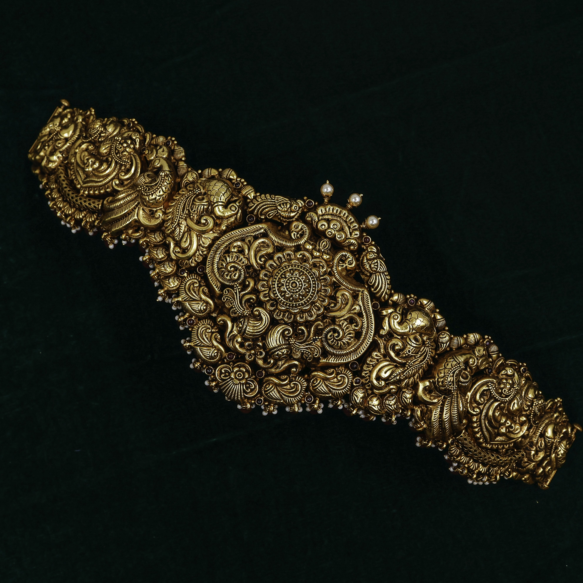 Raag Silver Jewellery - Gold Polished Silver Bracelet