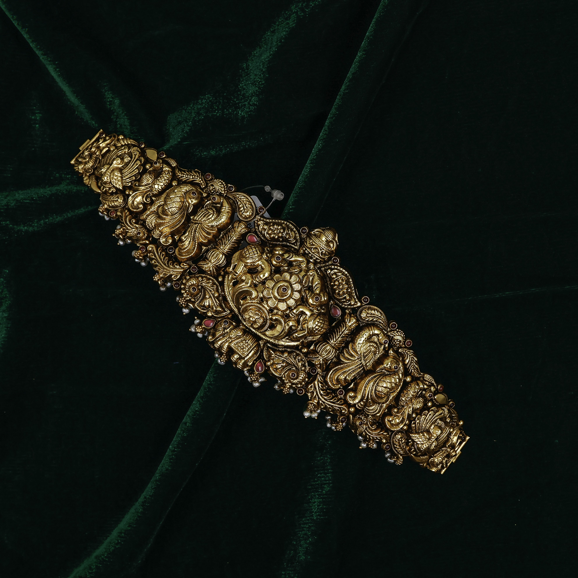 Raag Silver Jewellery - Silver Lakshmi Armlet