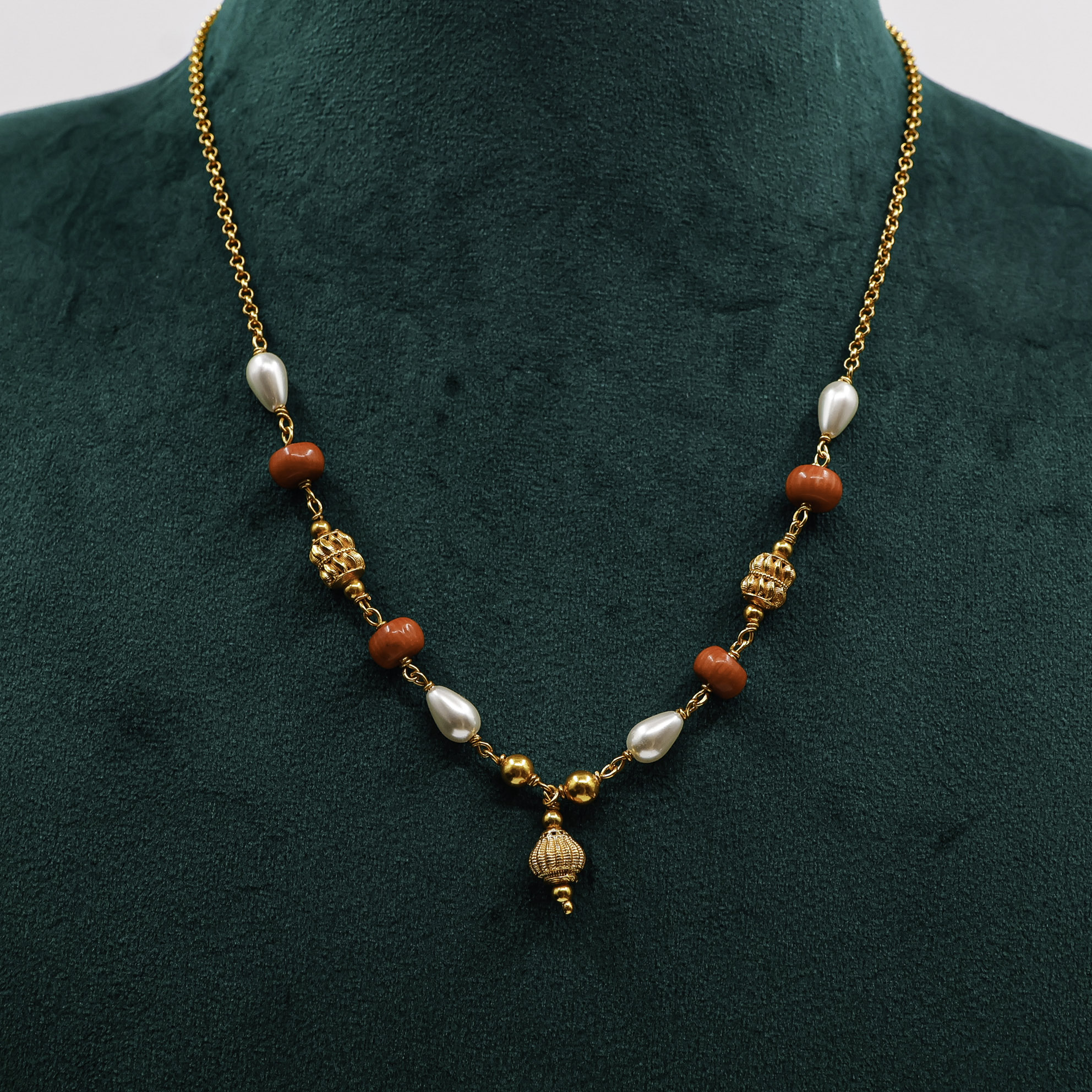 Raag Silver Jewellery - Beaded Silver Necklace