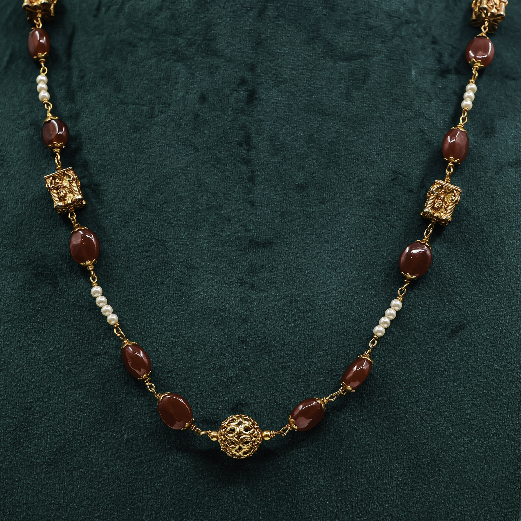 Raag Silver Jewellery - Beaded Silver Necklace