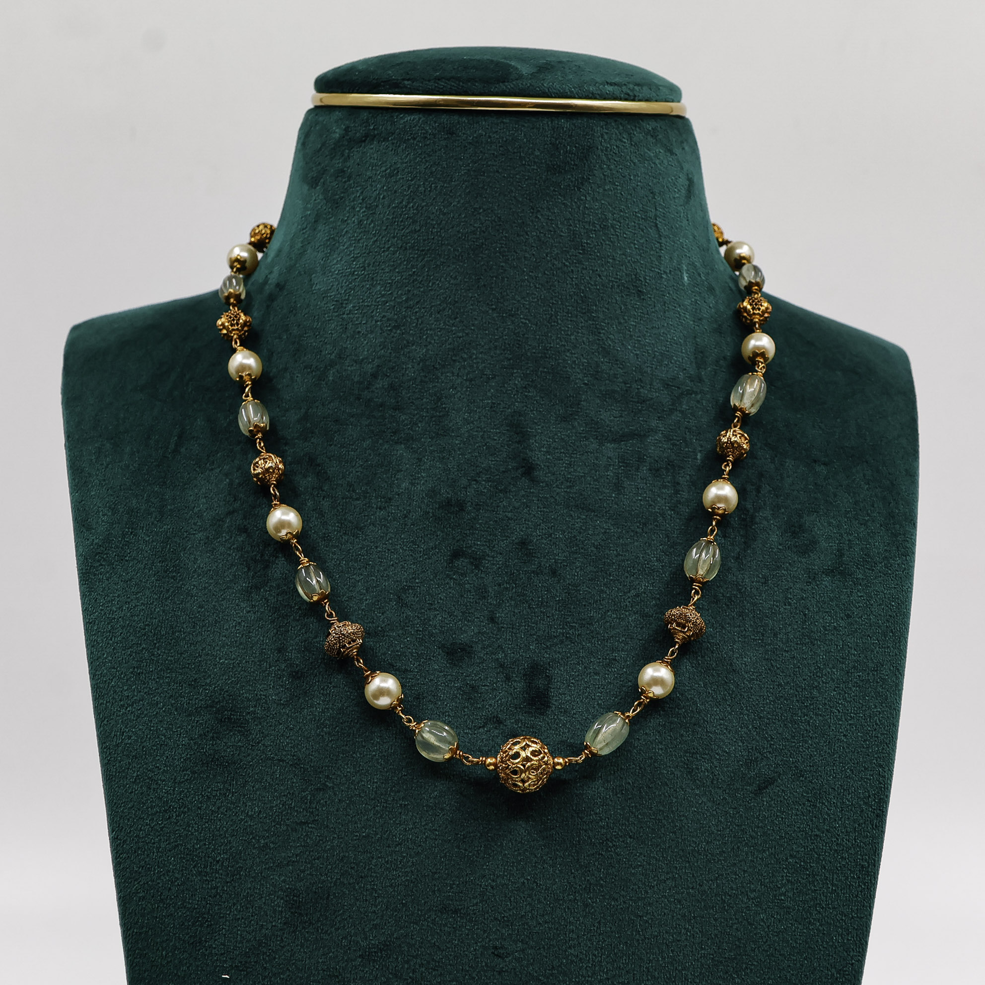 Raag Silver Jewellery - Beaded Silver Necklace