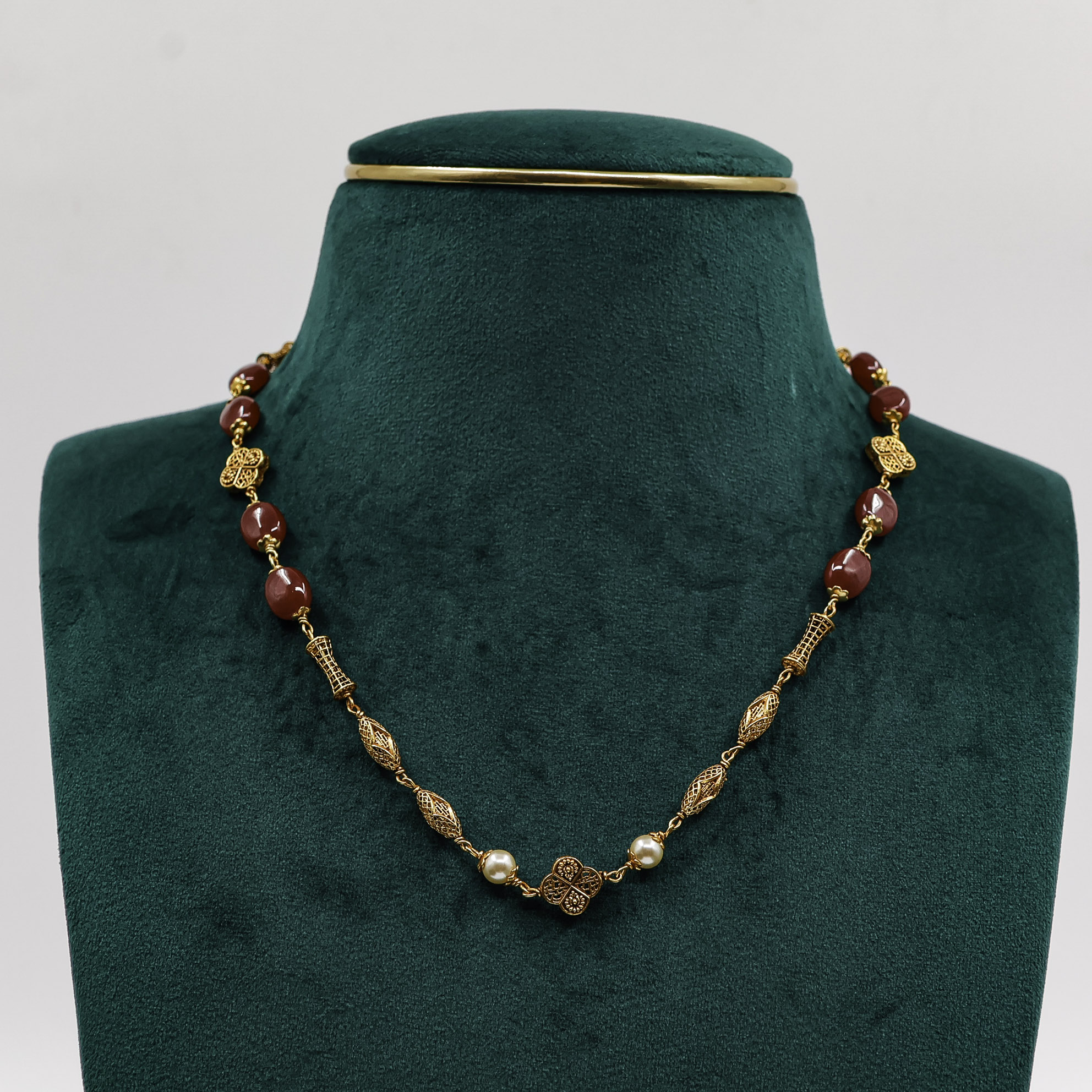 Raag Silver Jewellery - Beaded Silver Necklace