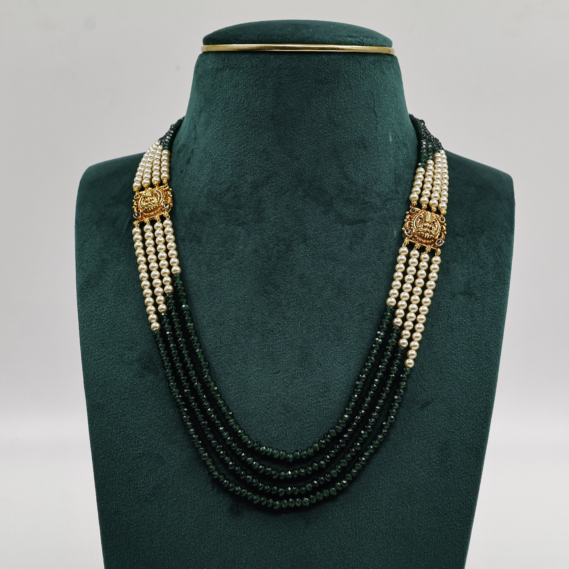 Pearl Emerald Necklace