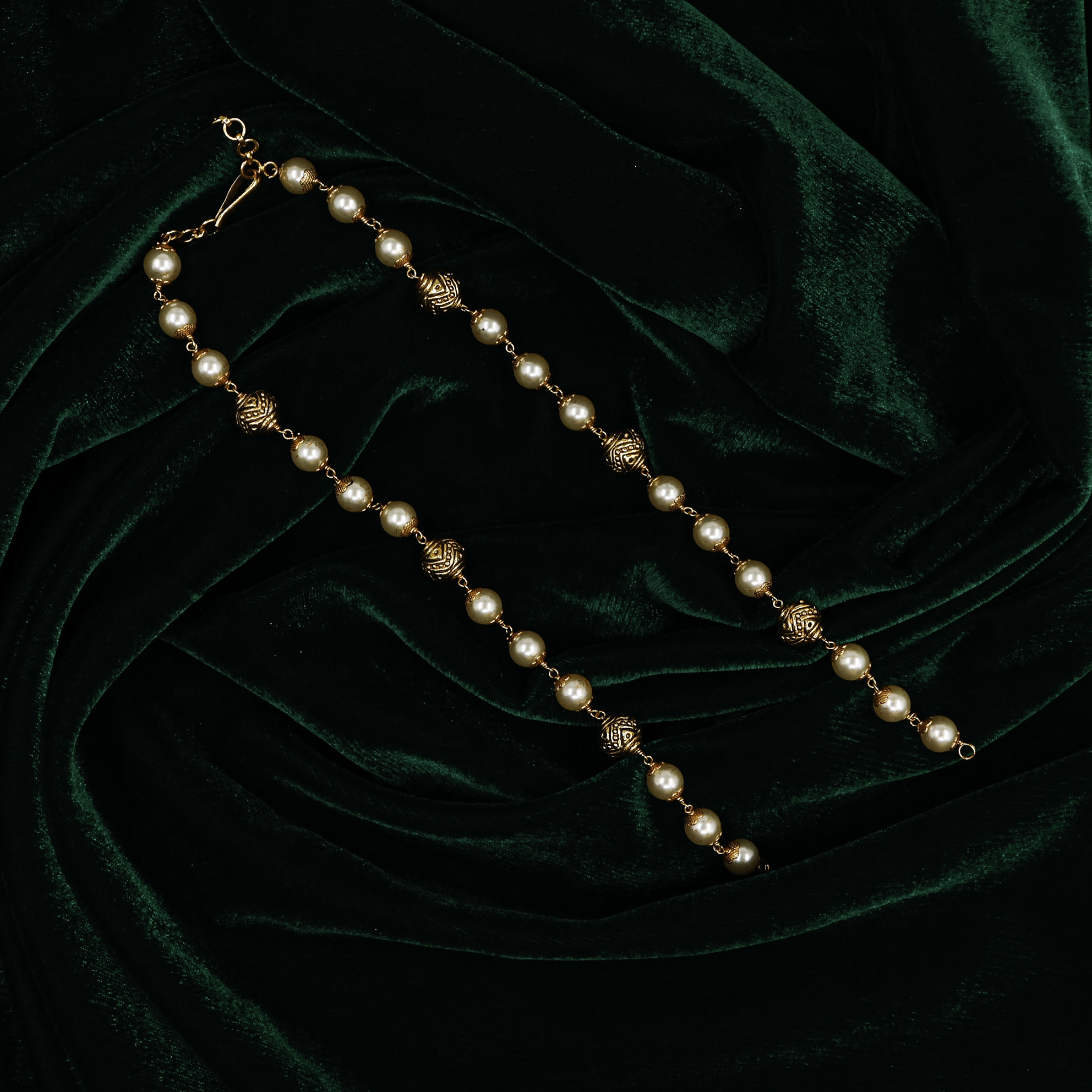 Raag Silver Jewellery - Pearl Beaded Bracelet