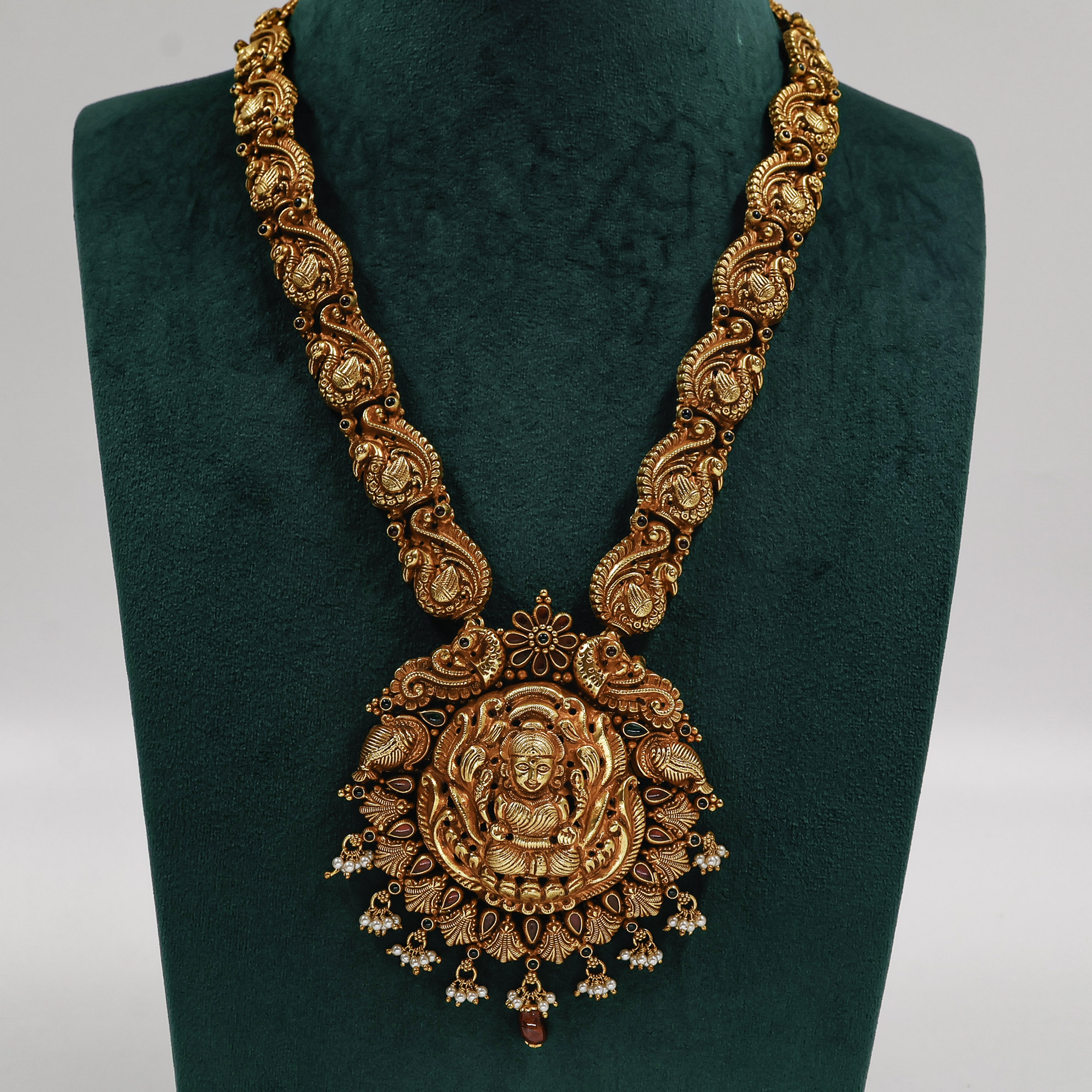 Silver Lakshmi Necklace