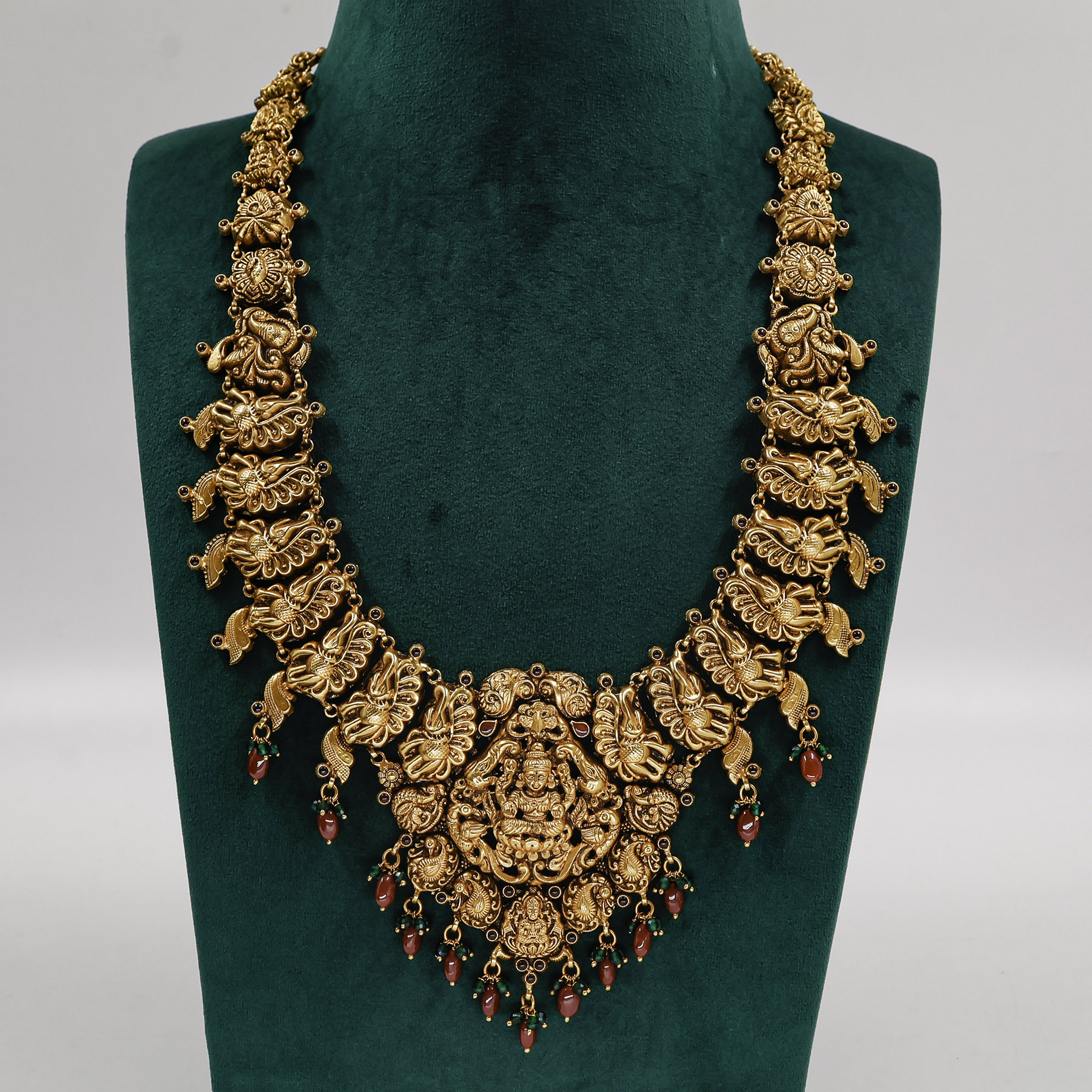 Gold Polished Silver Necklace