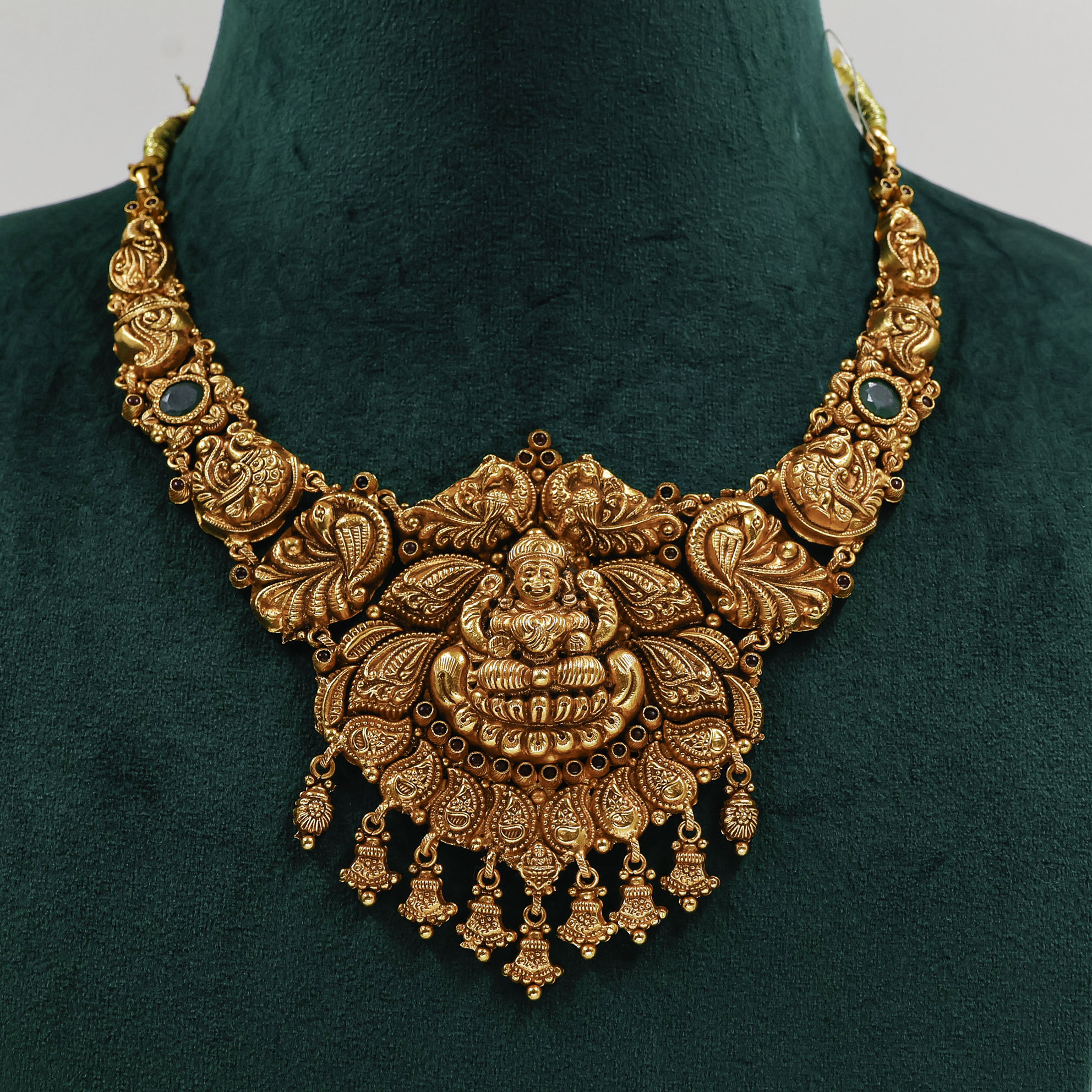 Gold Polished Silver Necklace