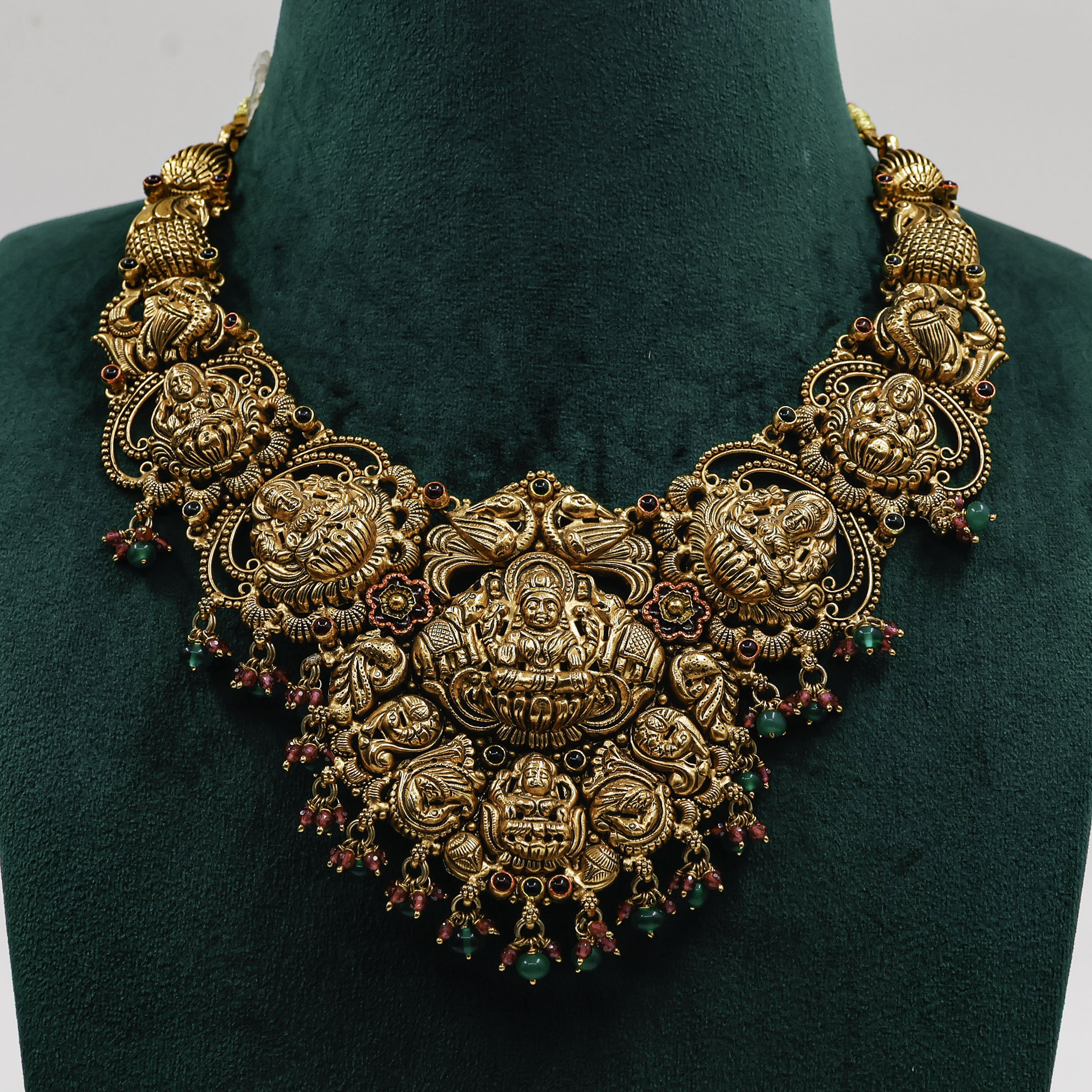 Gold Polished Silver Necklace