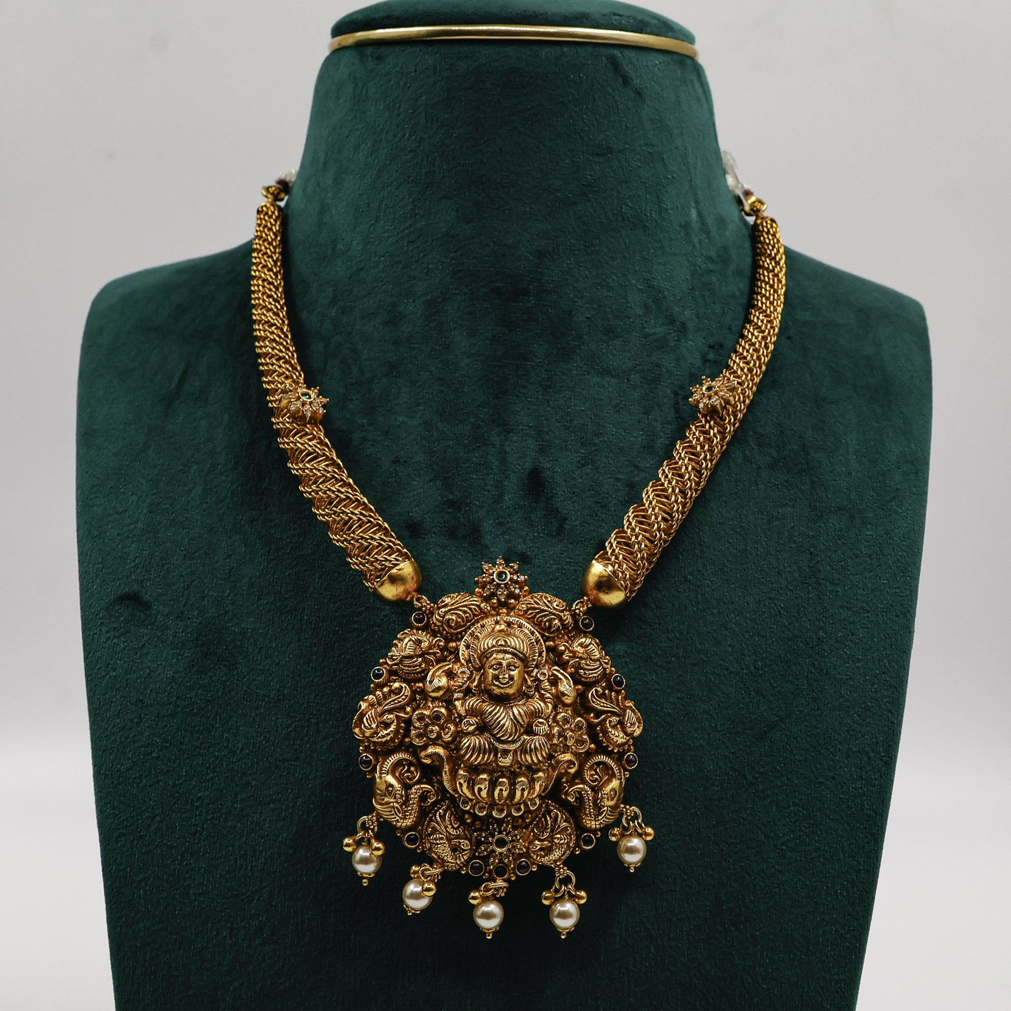 Silver Lakshmi Necklace