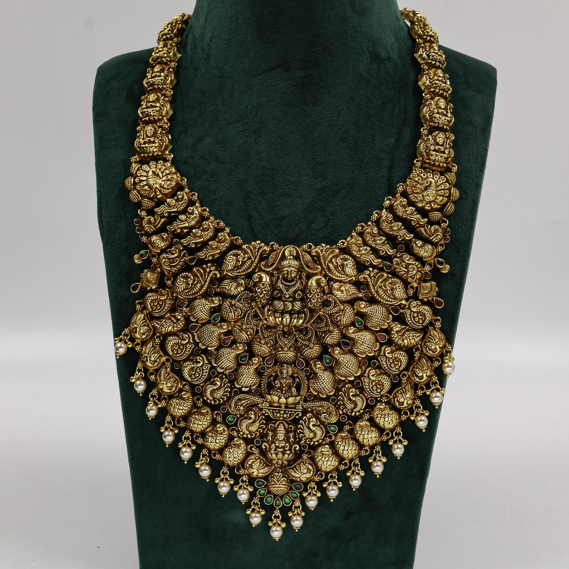 Gold Polished Silver Necklace