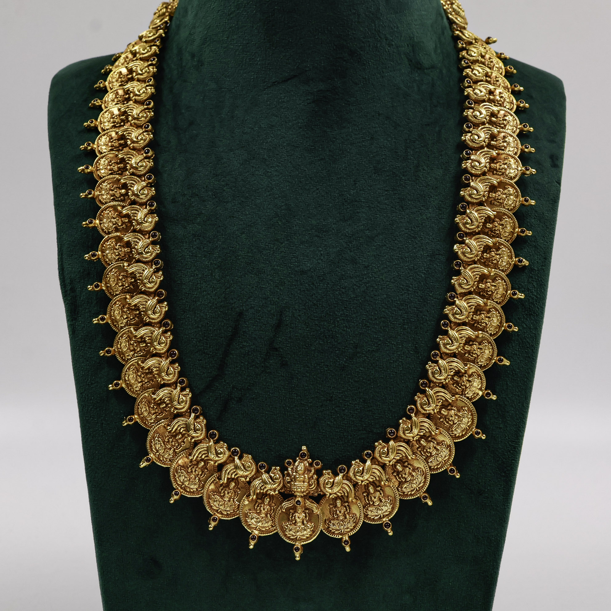 Gold Polished Silver Necklace