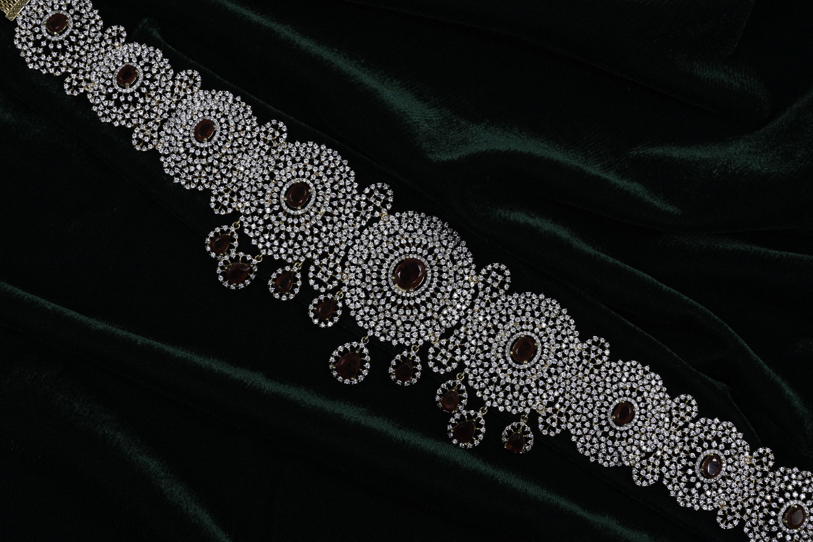 Raag Silver Jewellery - Ruby Silver Belt