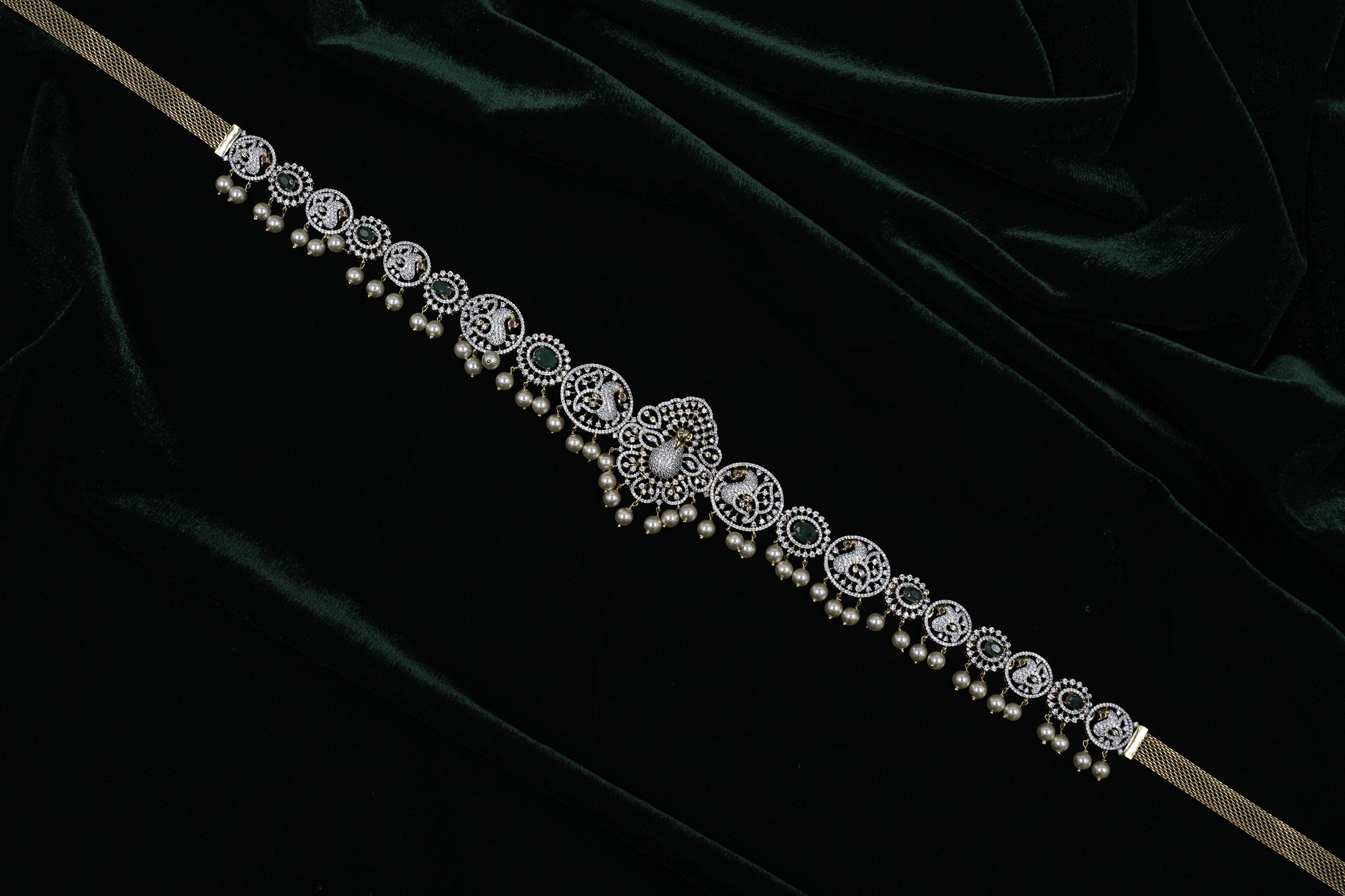 Raag Silver Jewellery - Silver Peacock Belt