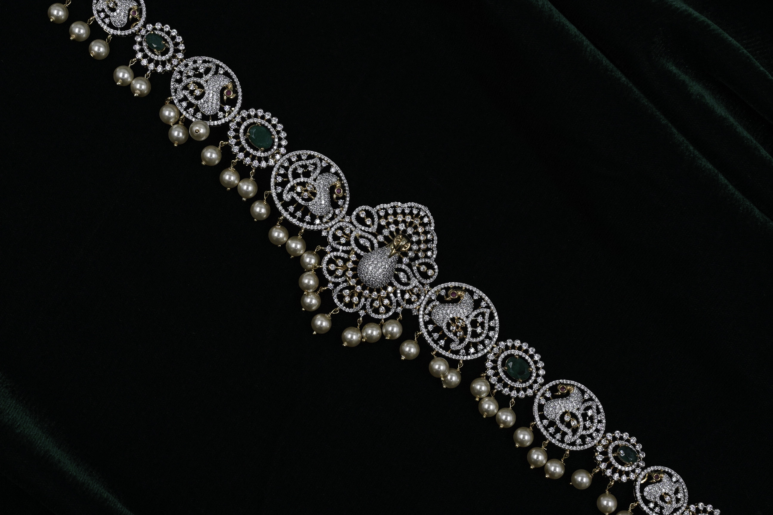 Raag Silver Jewellery - Silver Peacock Belt