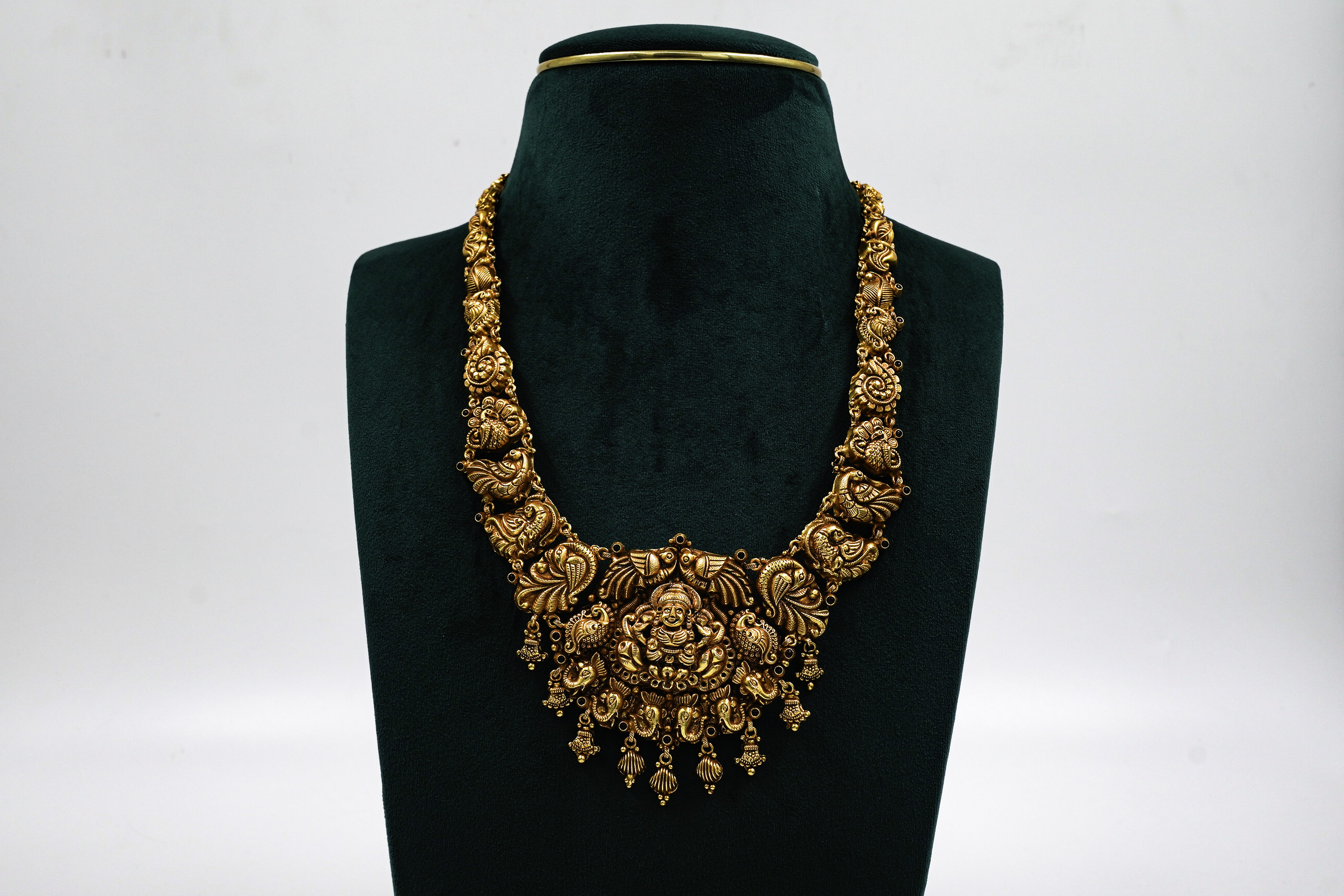 Gold Polished Silver Necklace