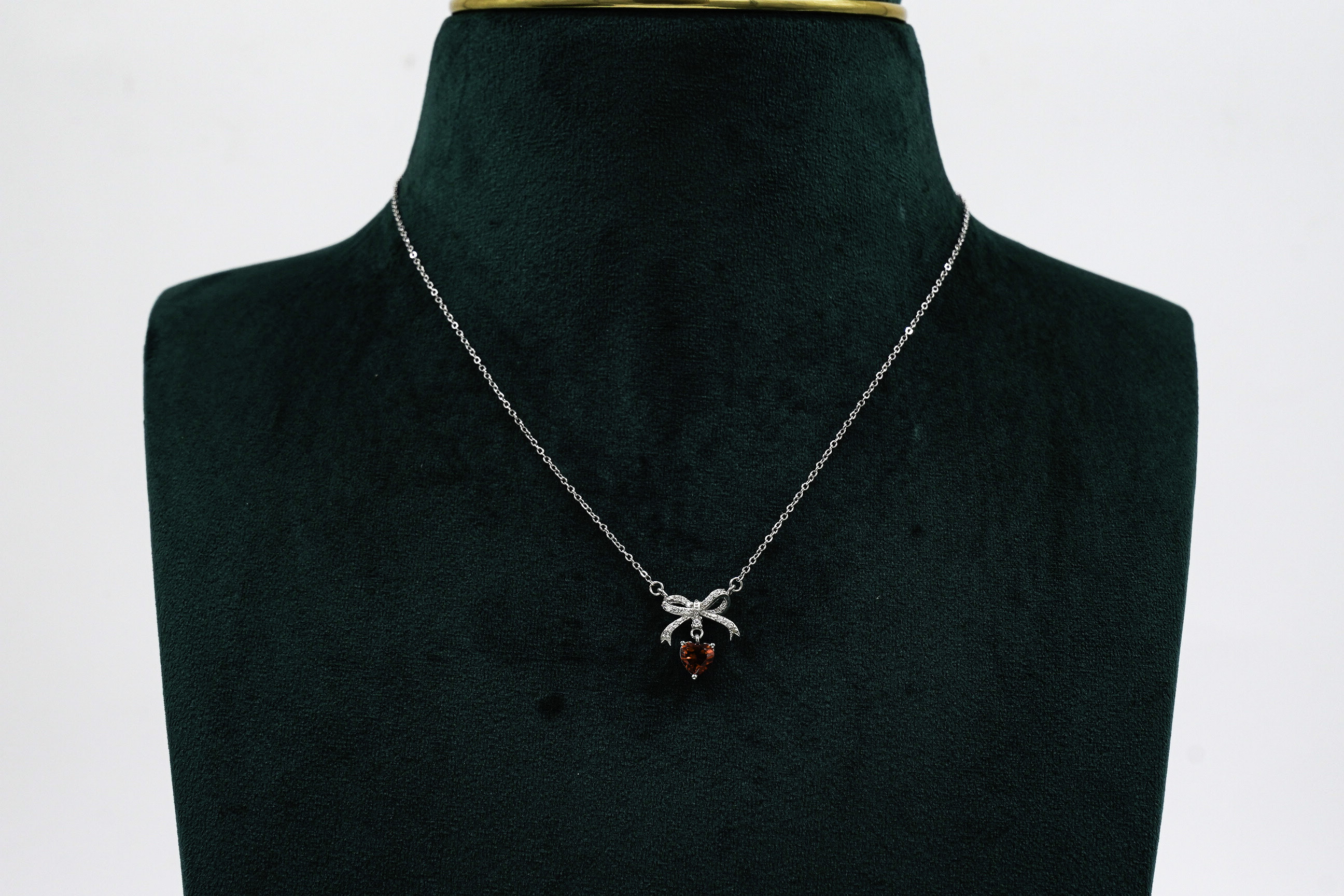 Raag Silver Jewellery - Silver Heart Necklace
