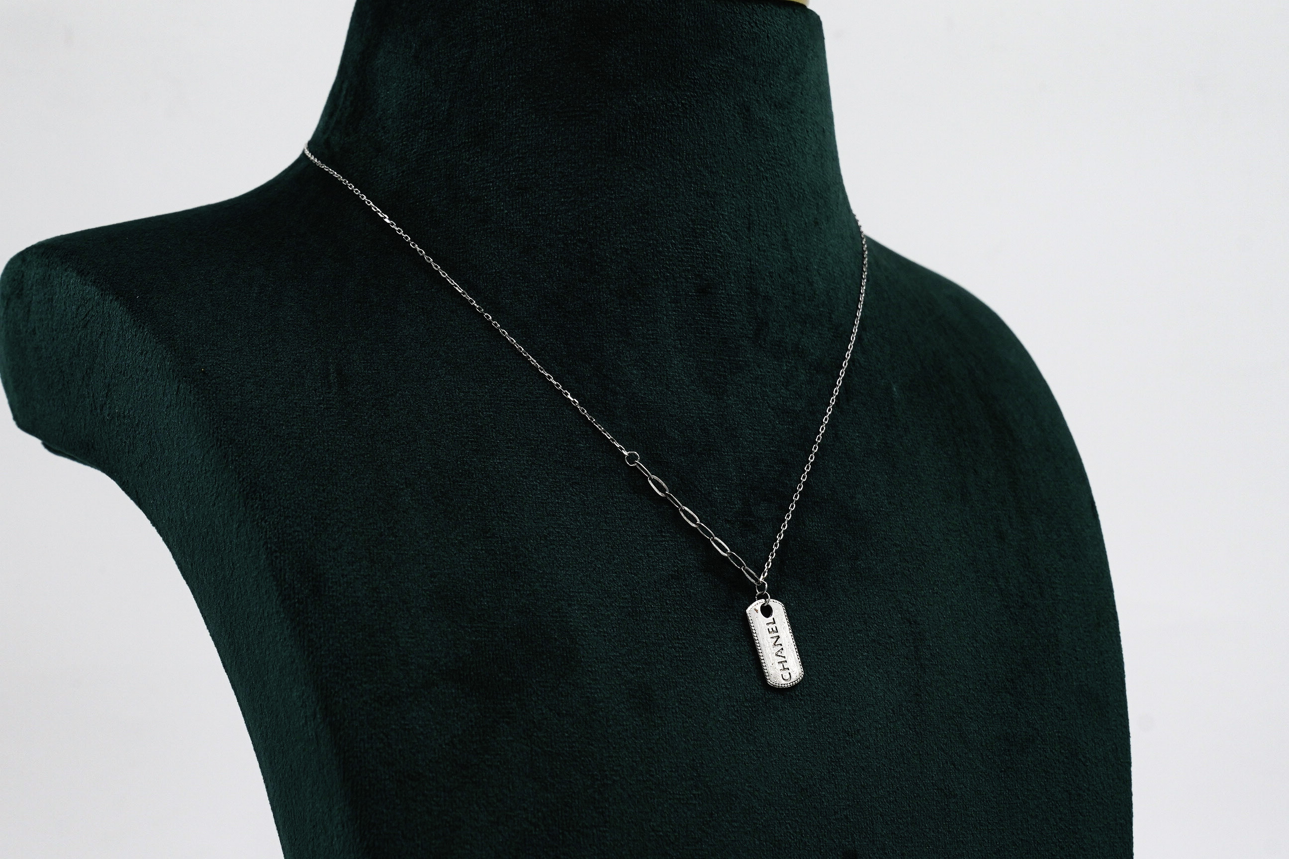 Raag Silver Jewellery - Silver Chanel Necklace