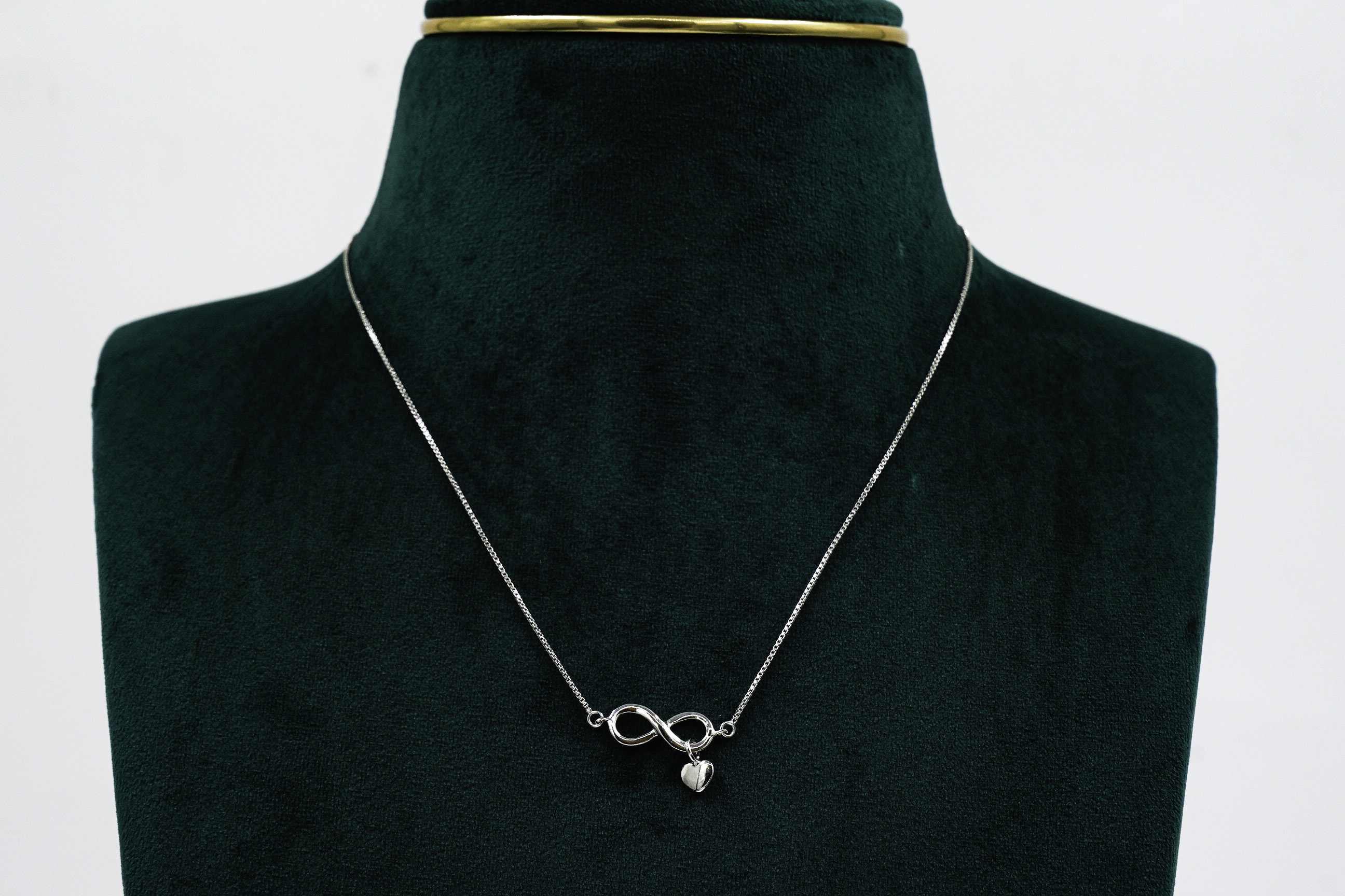 Raag Silver Jewellery - Silver Heart Necklace