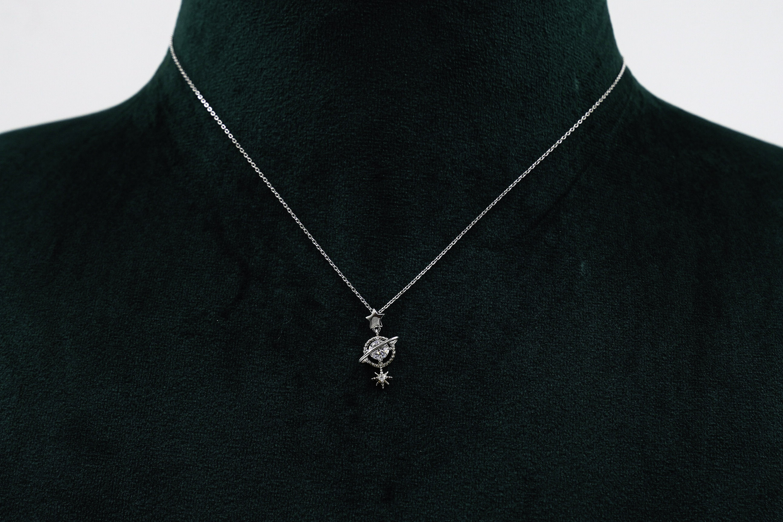 Raag Silver Jewellery - Silver Planet Necklace