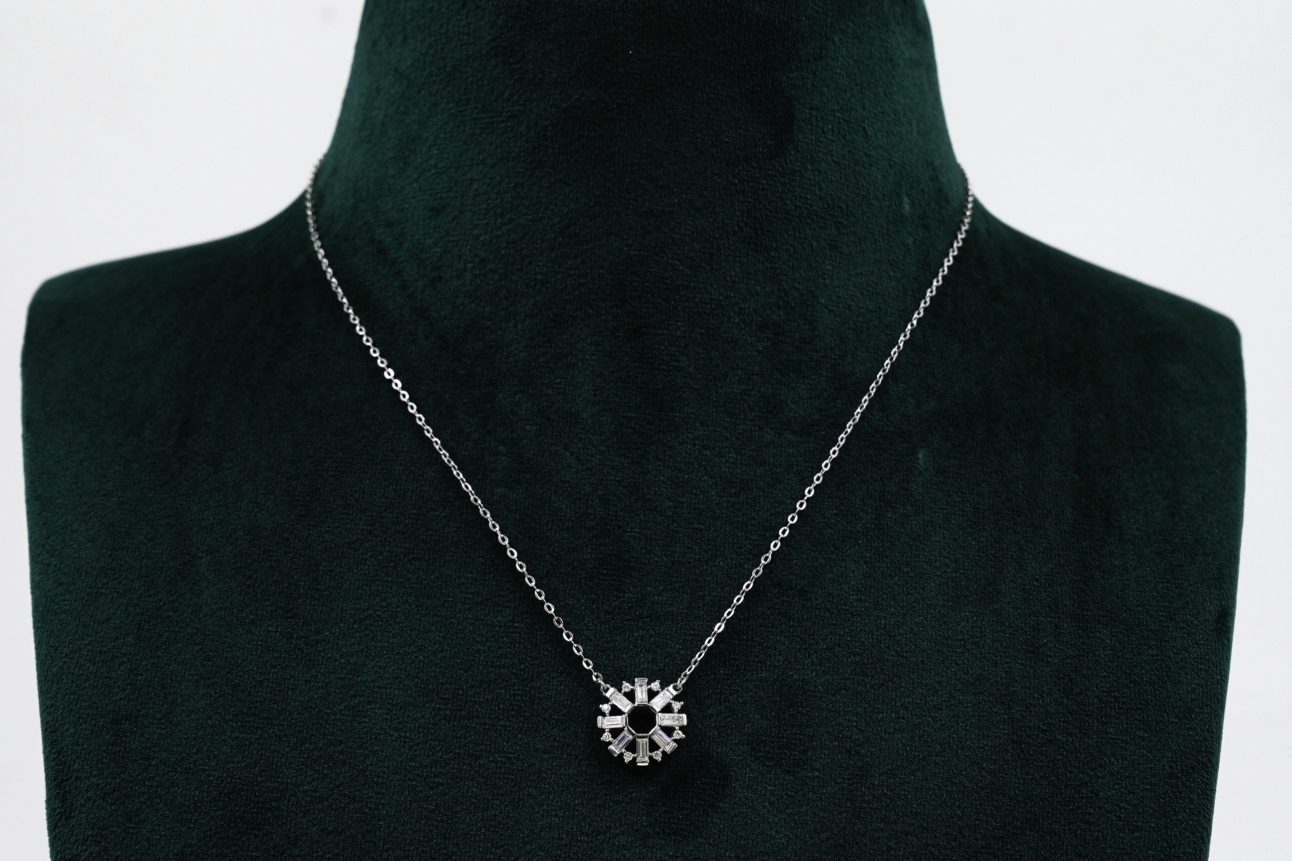 Silver Snowflake Necklace