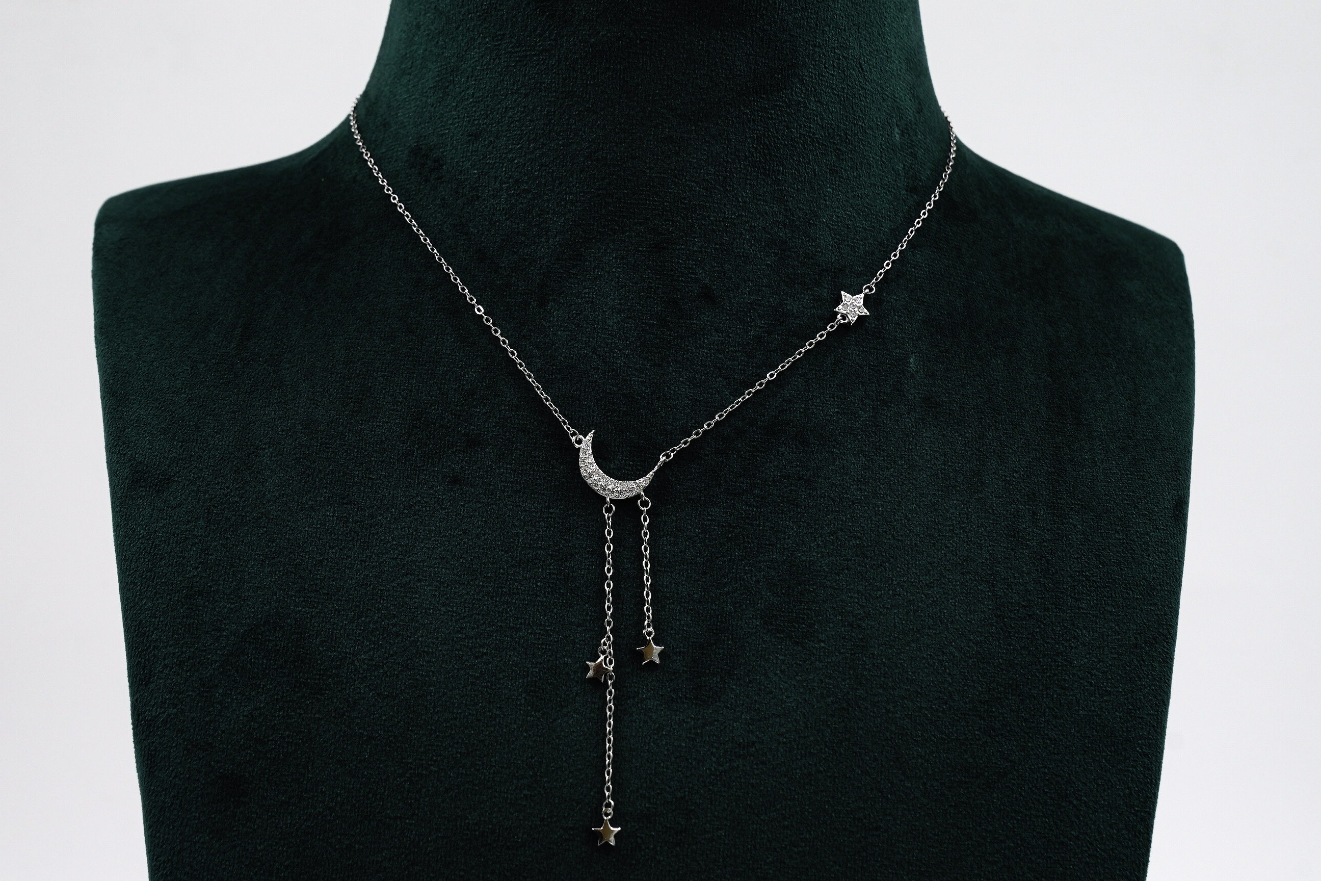 Silver Moon Necklace