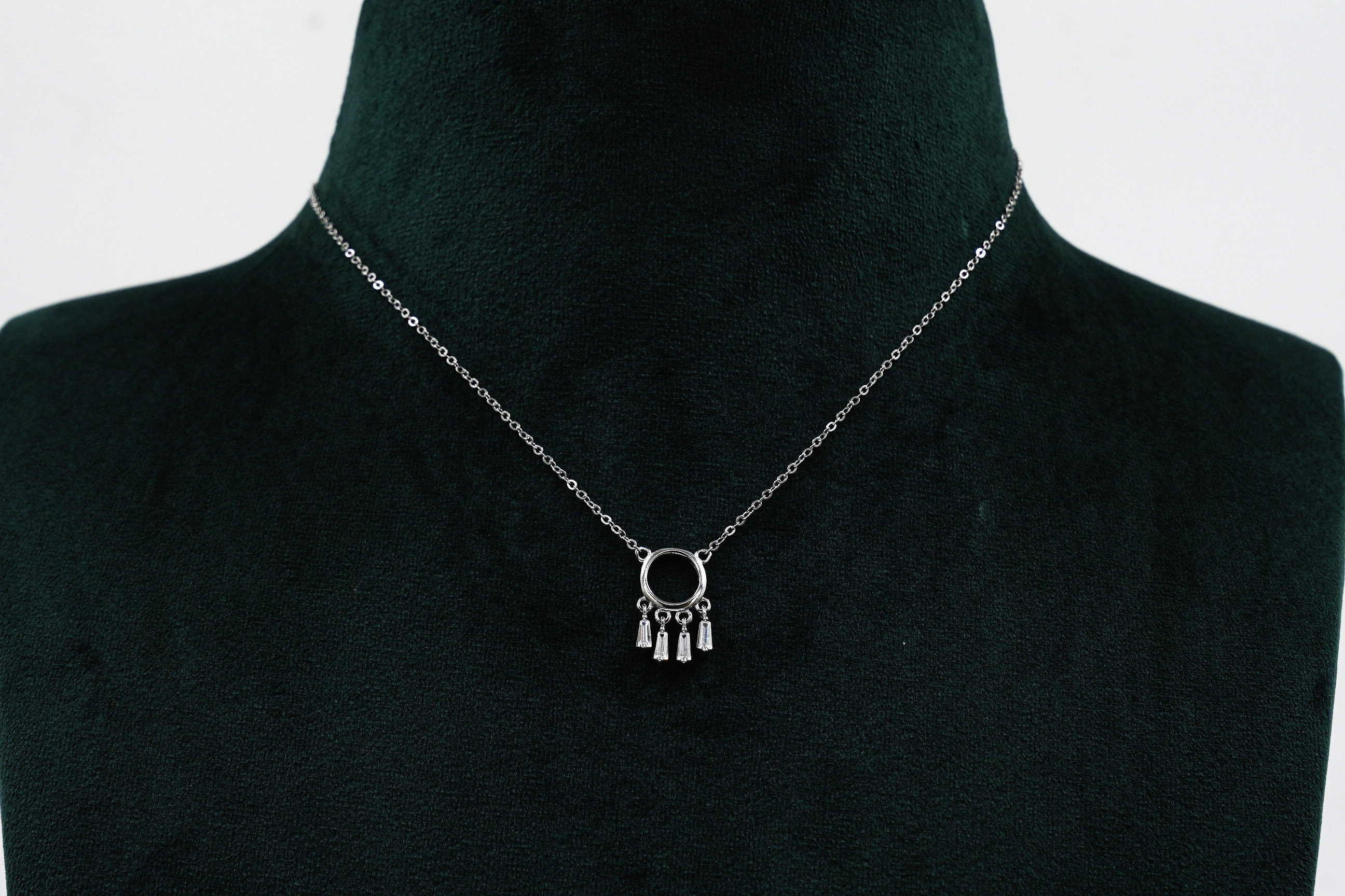 Silver Circle Necklace