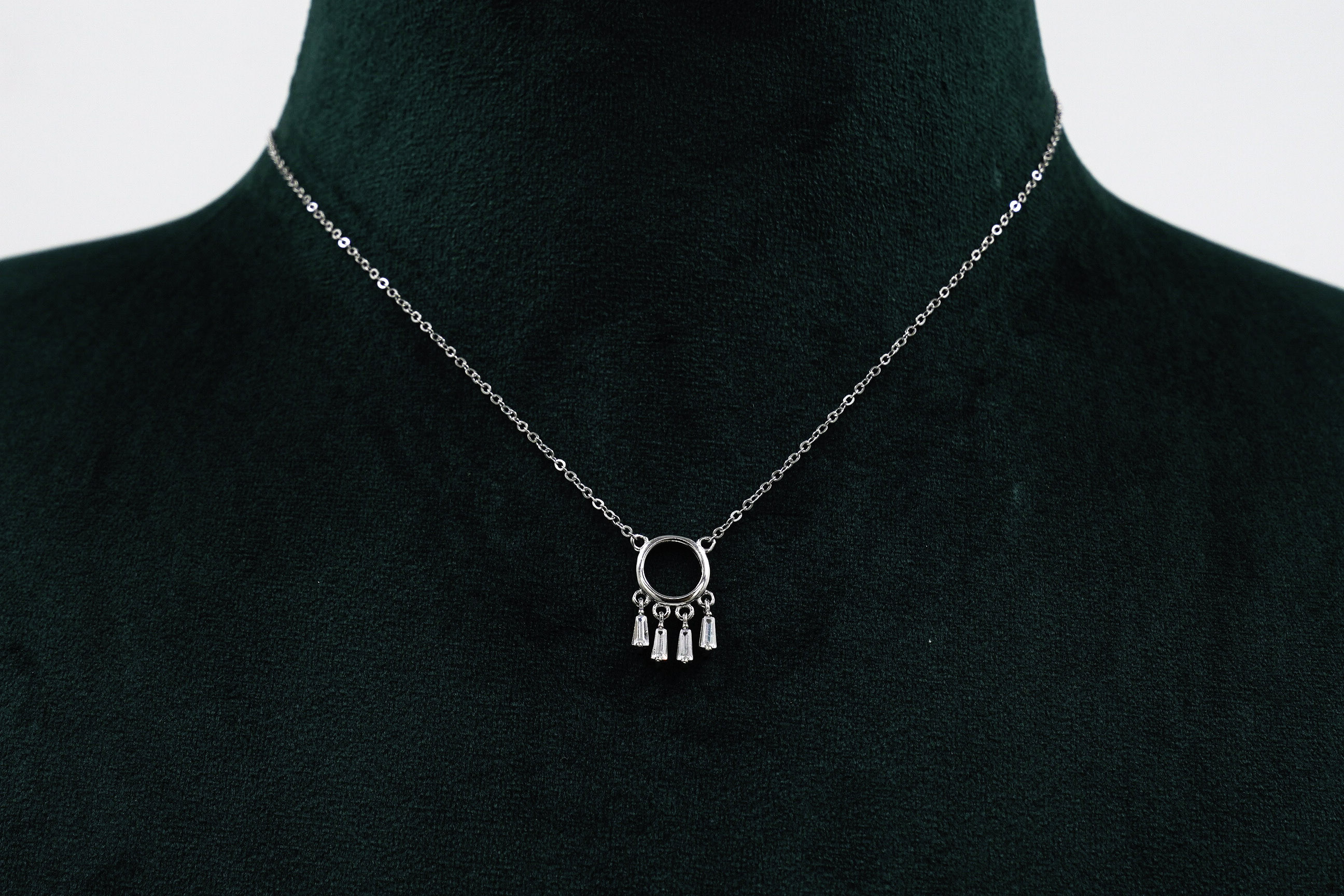 Raag Silver Jewellery - Silver Circle Necklace