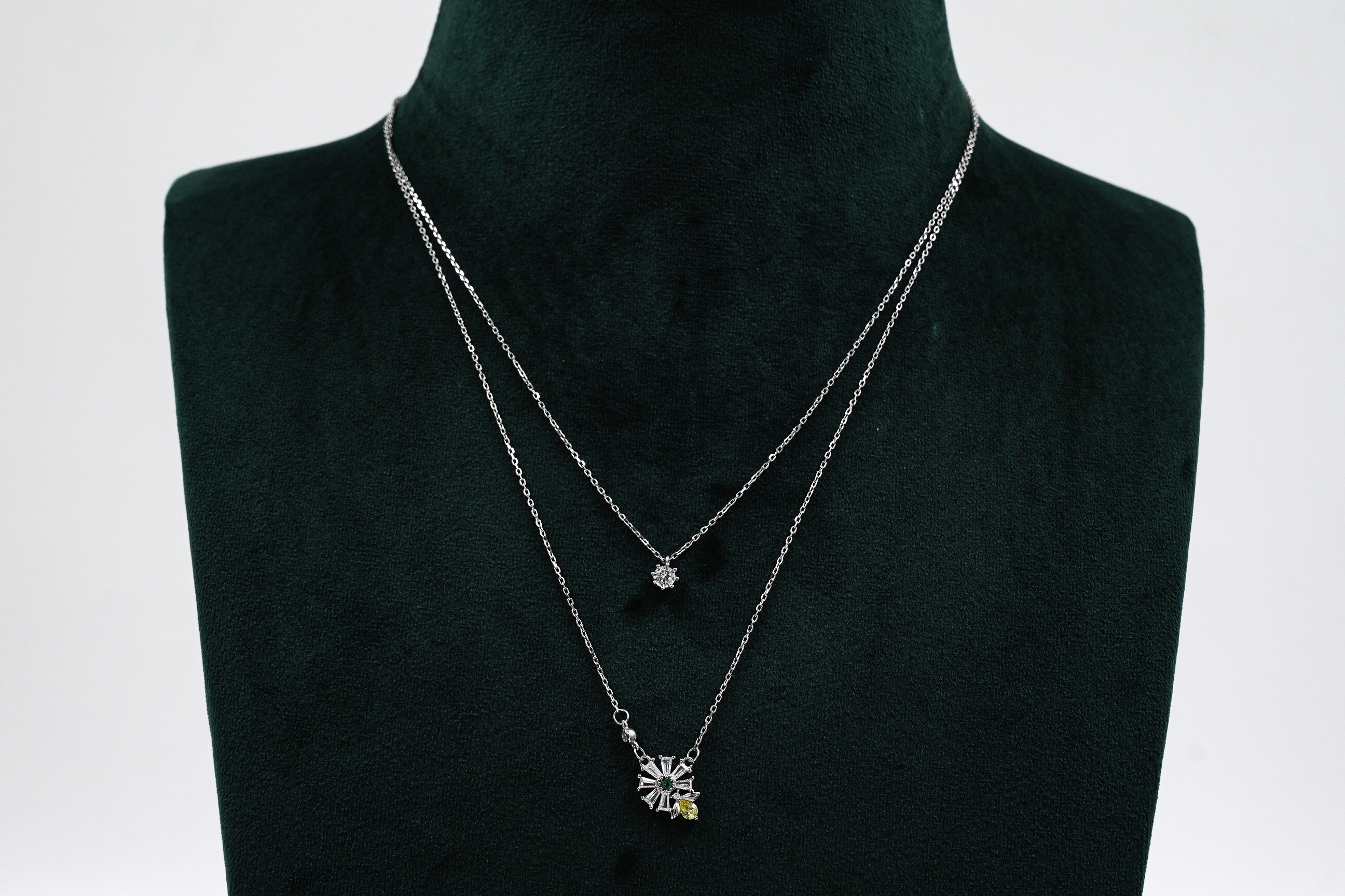 Silver Layered Necklace