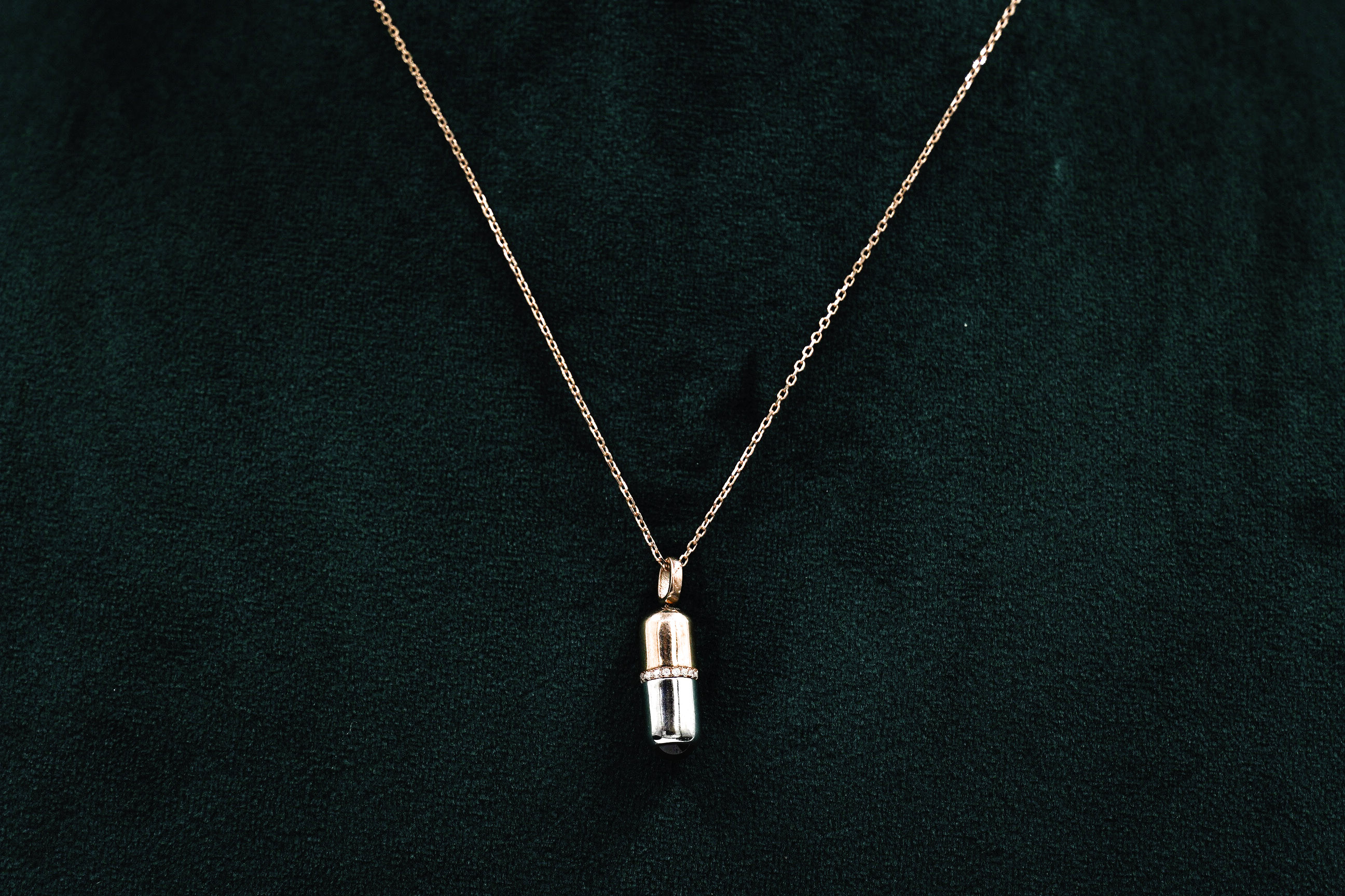 Raag Silver Jewellery - Silver Capsule Pendant