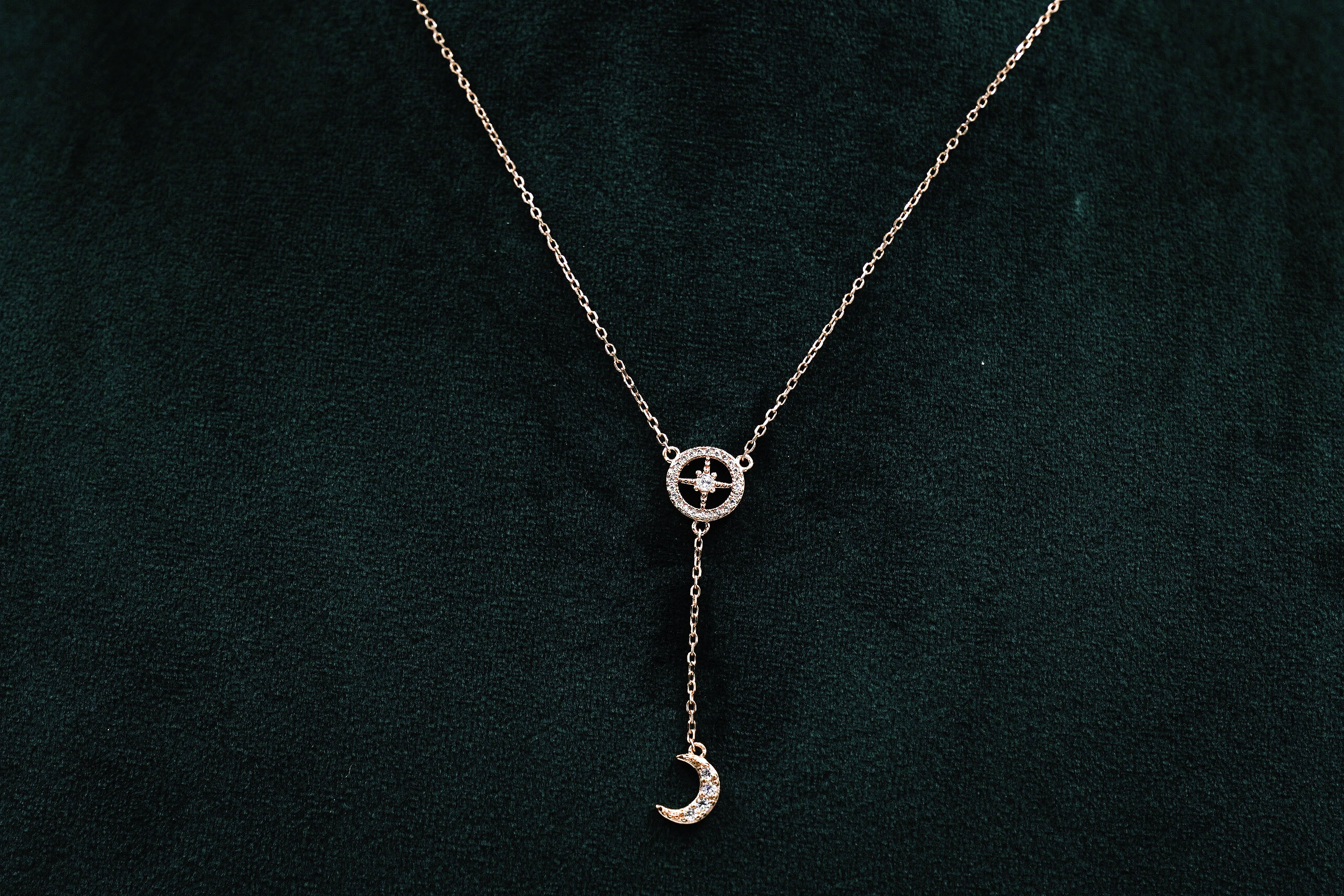 Raag Silver Jewellery - Silver Moon Necklace