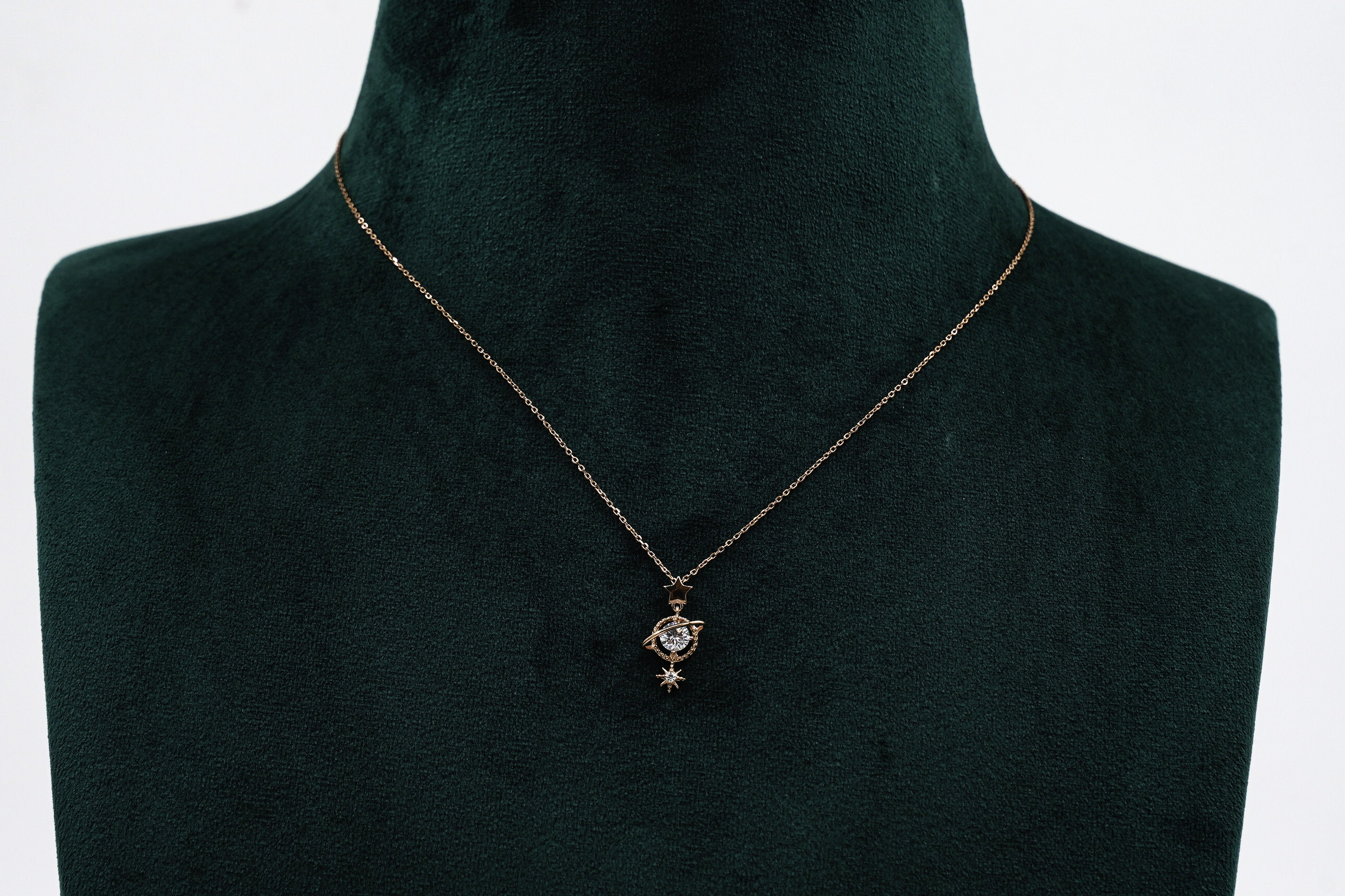 Silver Planet Necklace