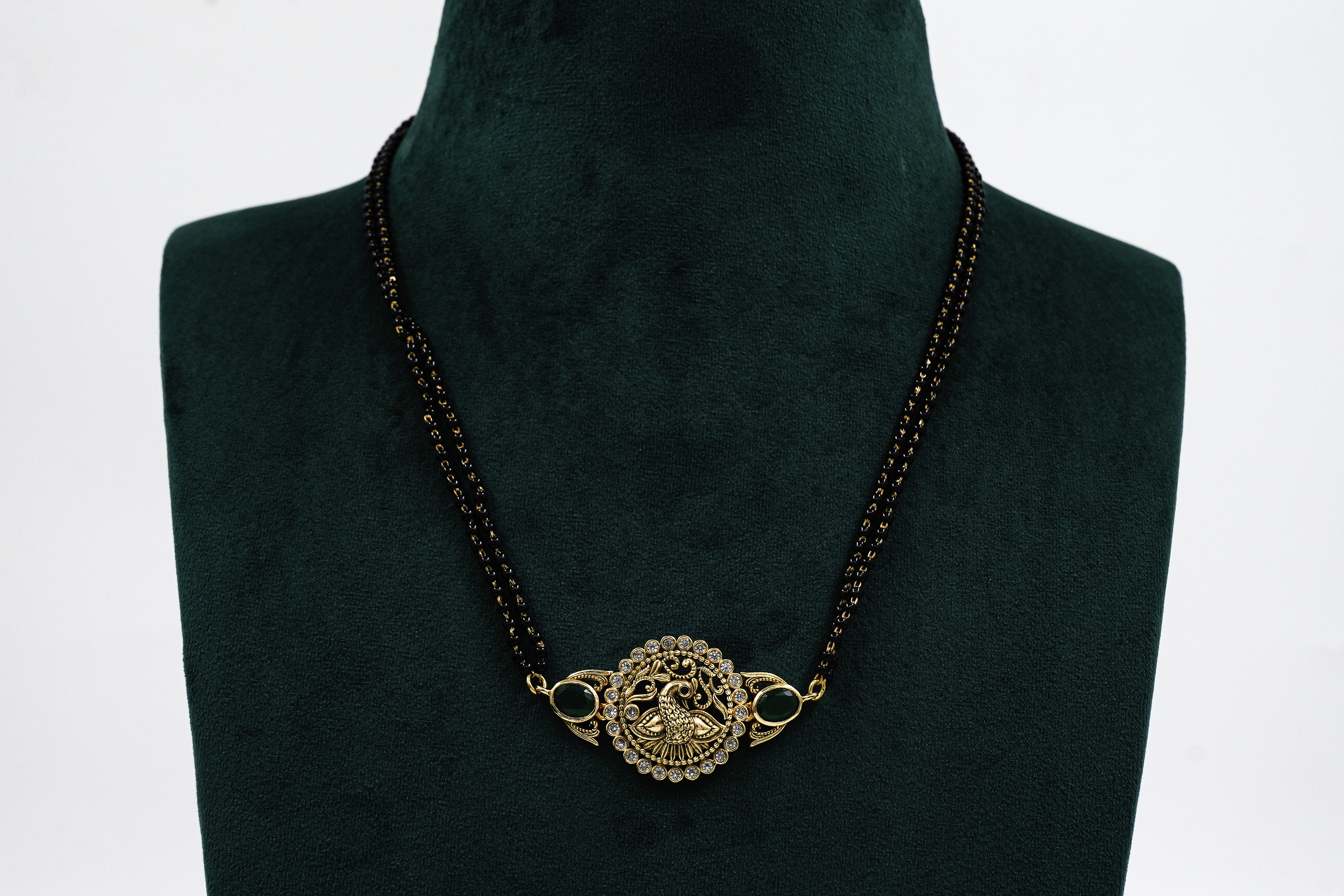 Peacock Mangalsutra Necklace