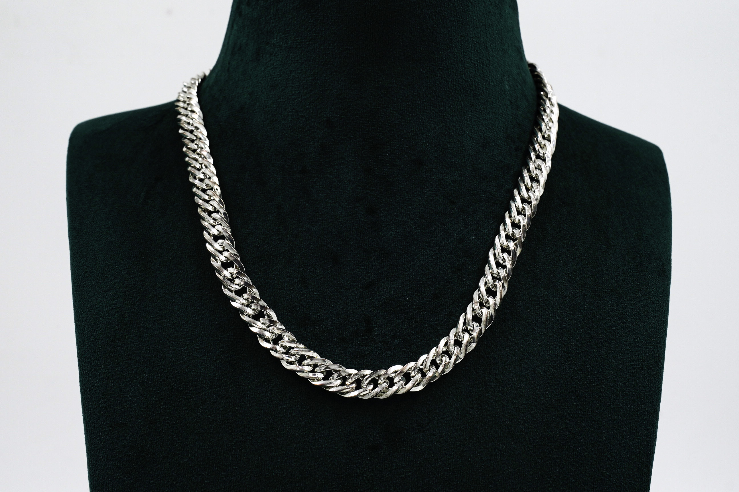 Silver Curb Chain