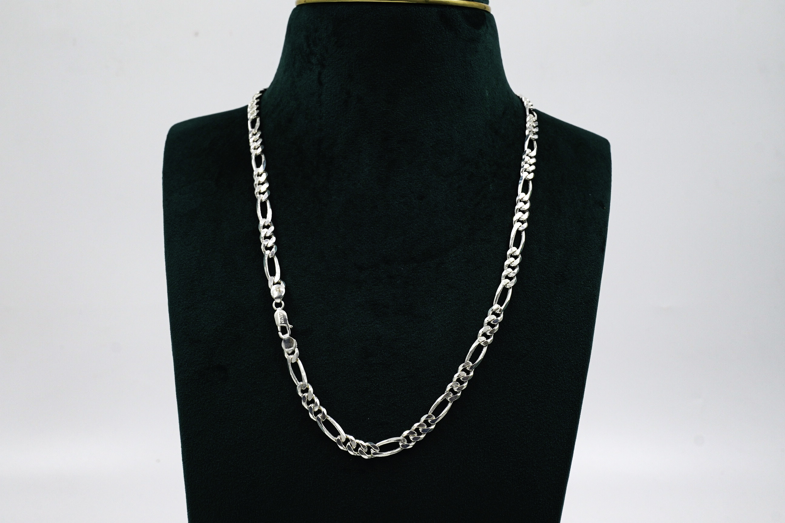 Silver Figaro Chain