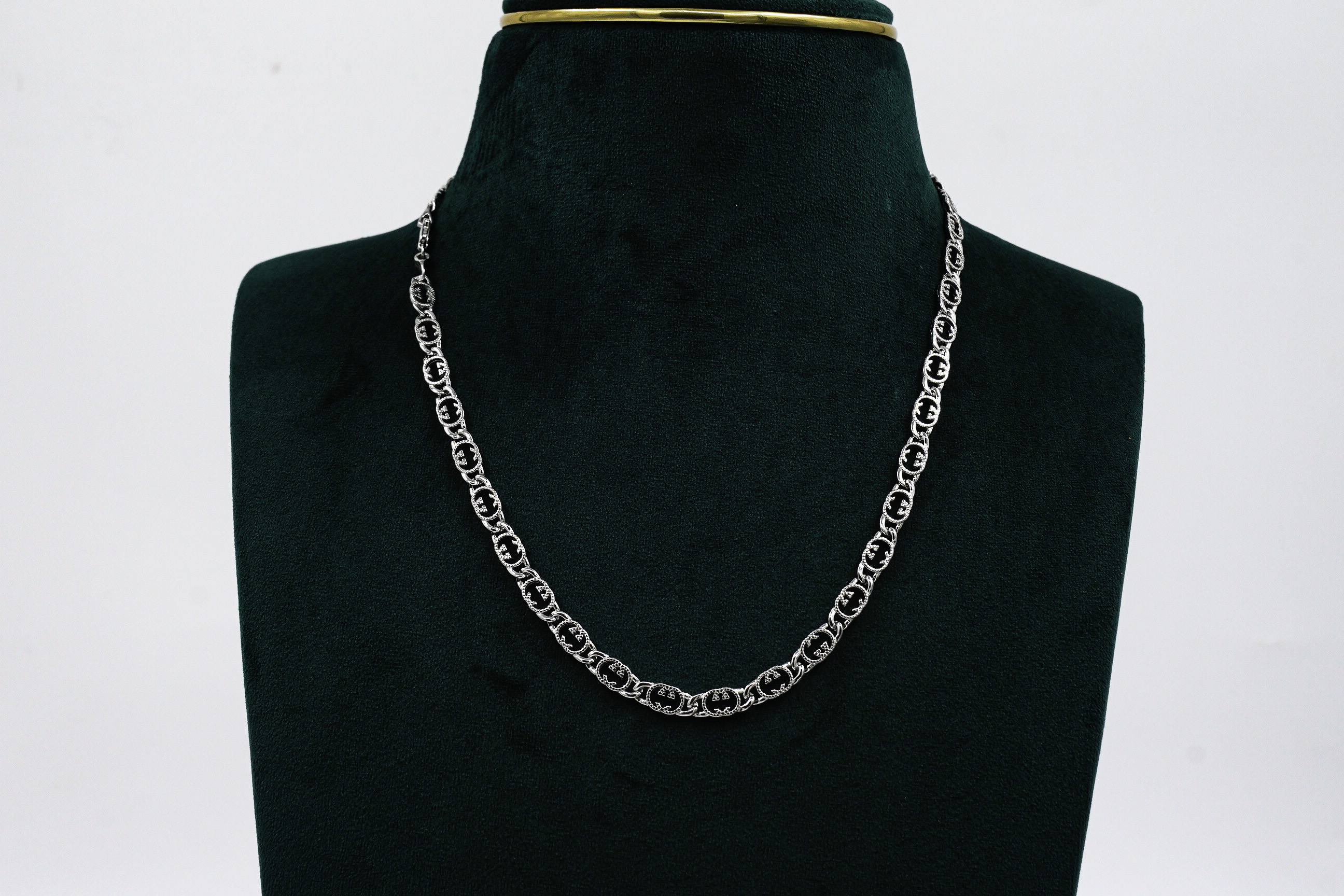 Silver Gucci Necklace