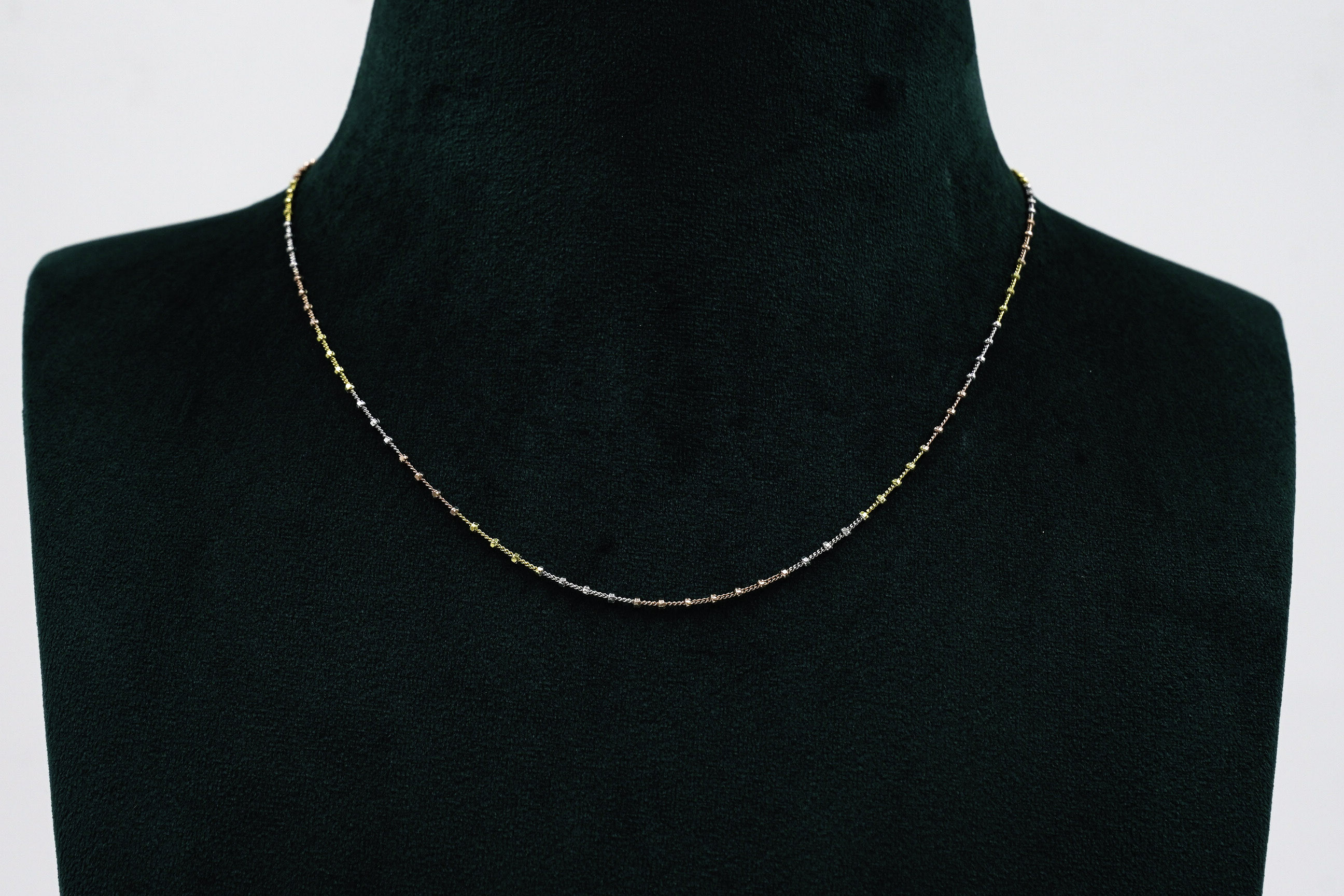 Silver Beaded Necklace