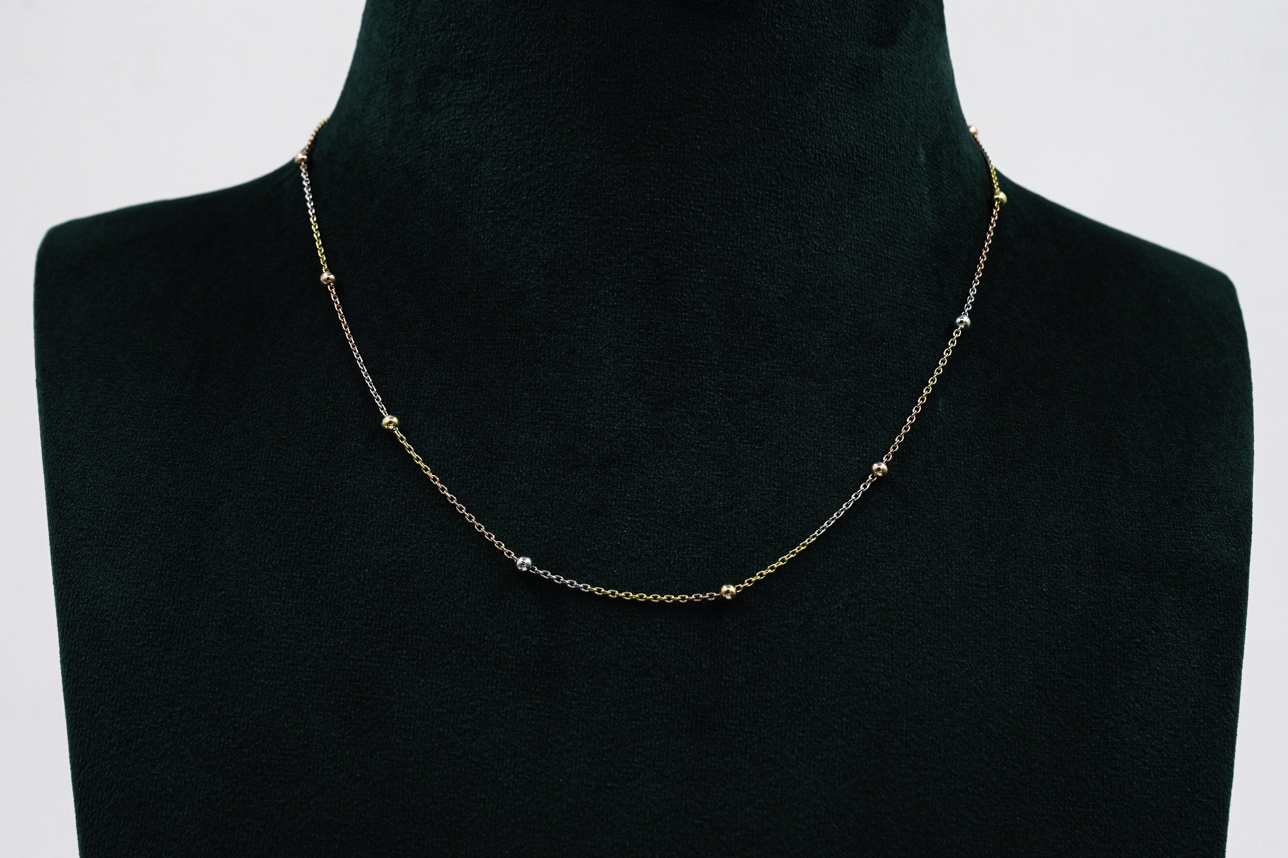 Silver Bead Necklace