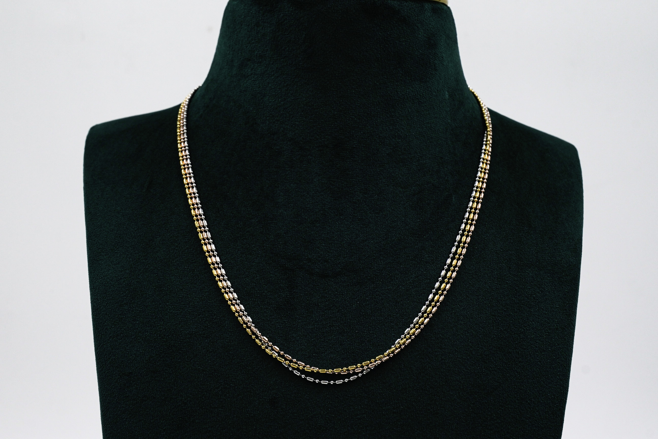 Silver Beaded Necklace