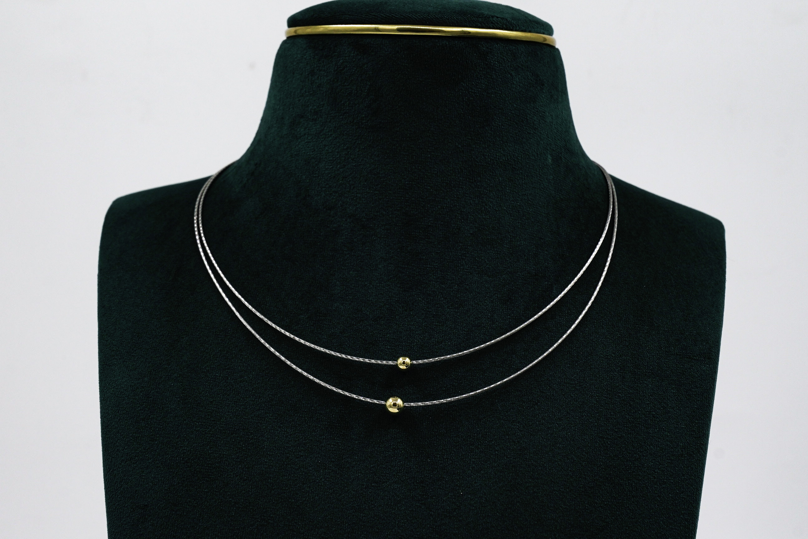 Silver Bead Necklace