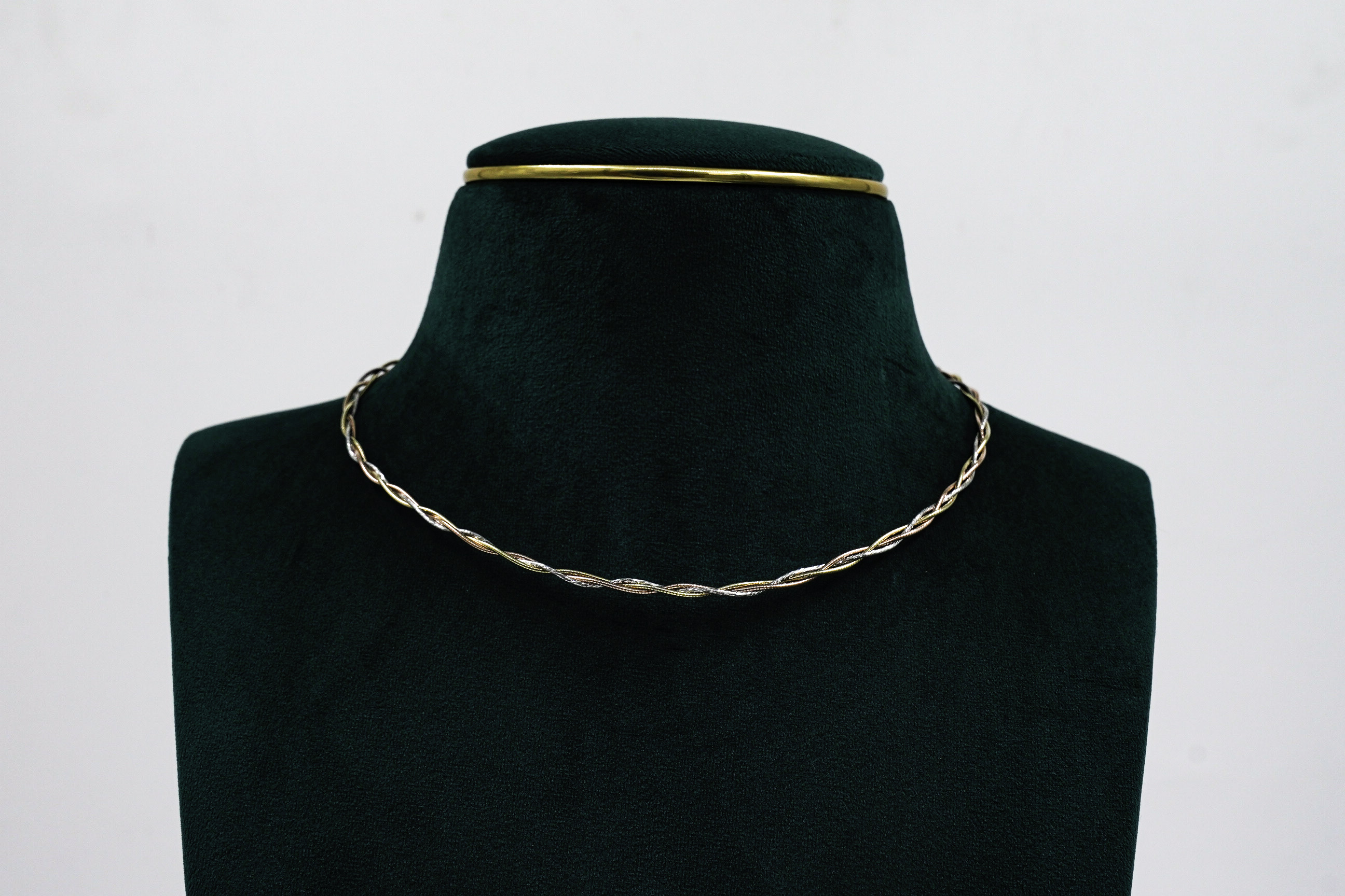 Silver Twisted Necklace