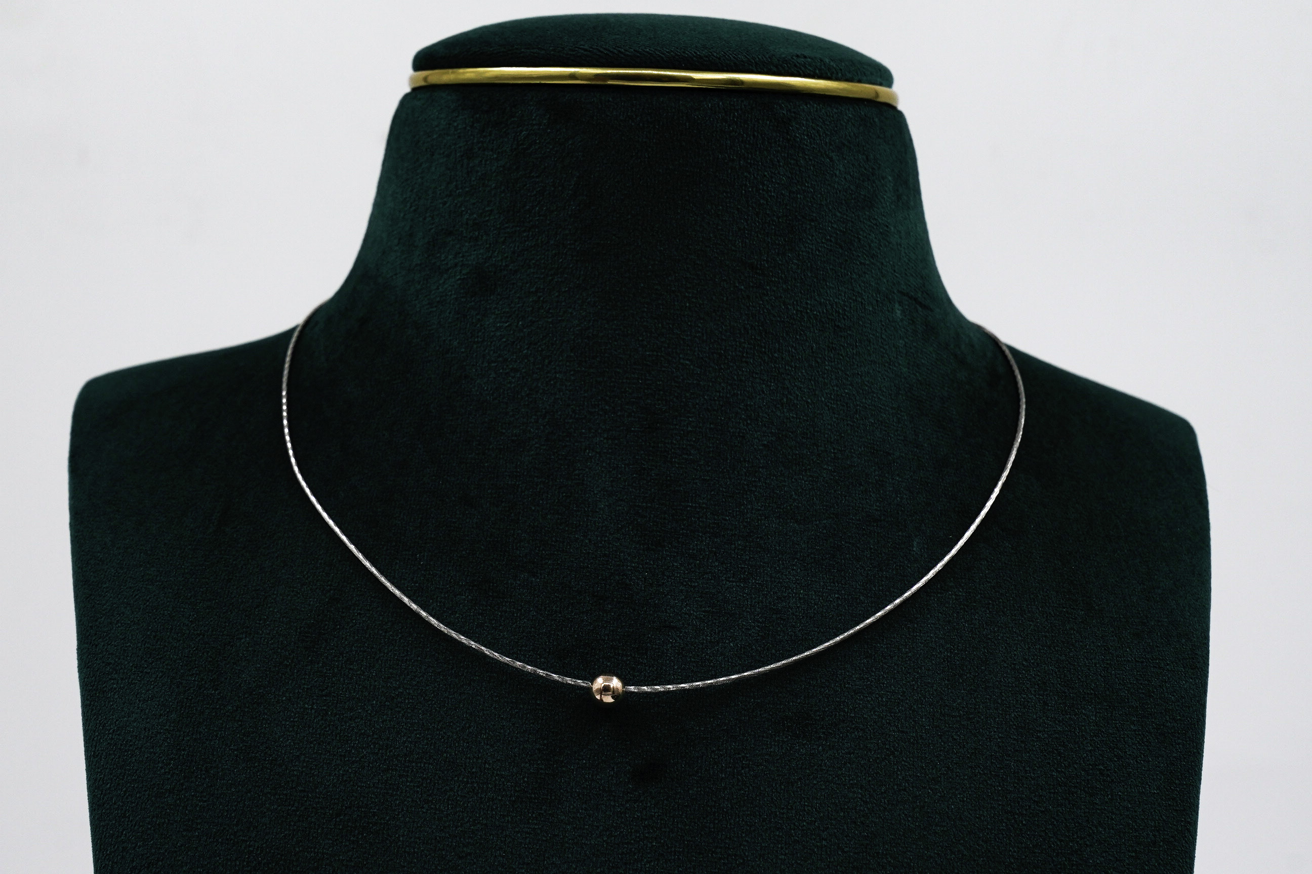 Silver Bead Necklace