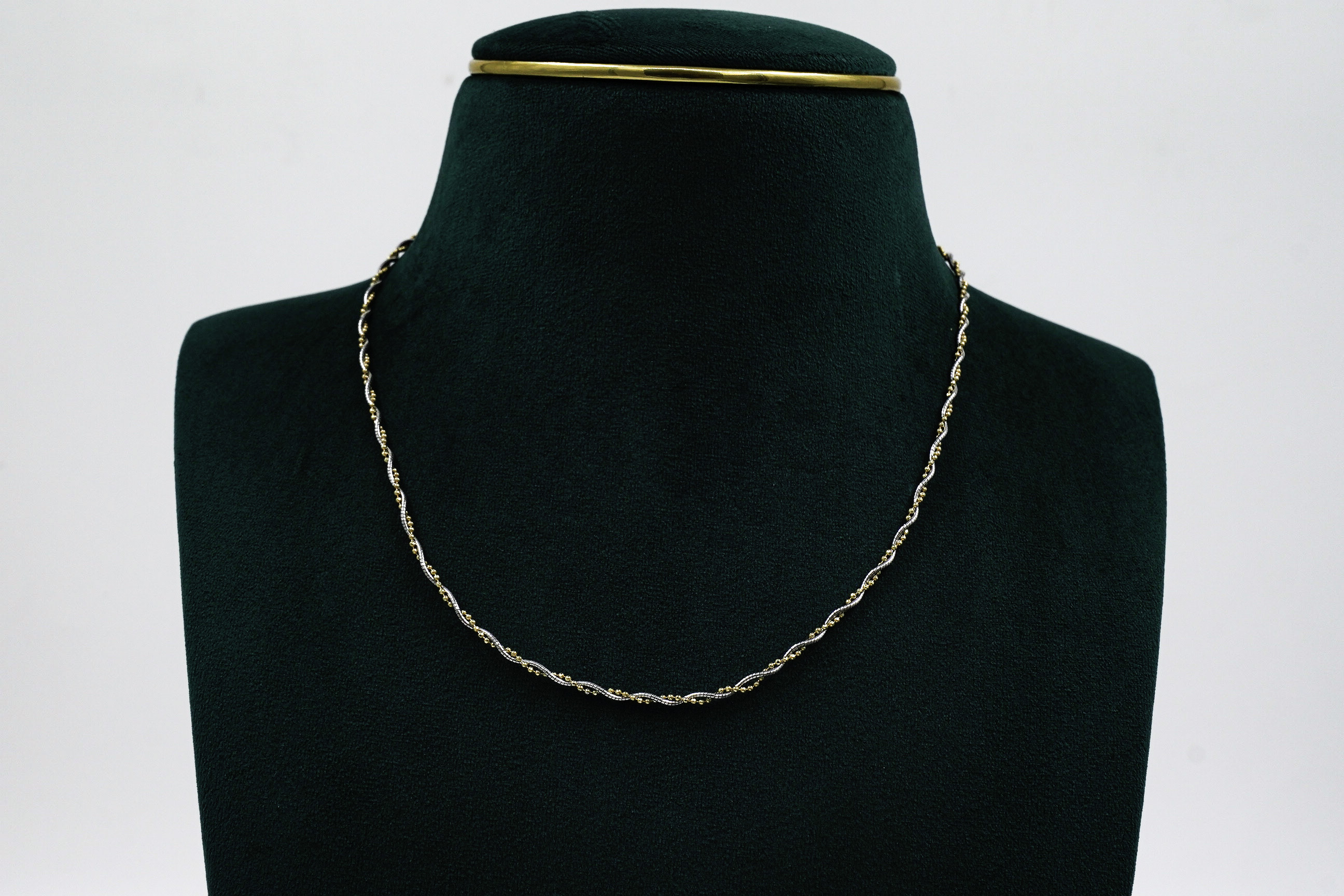 Silver Twisted Necklace