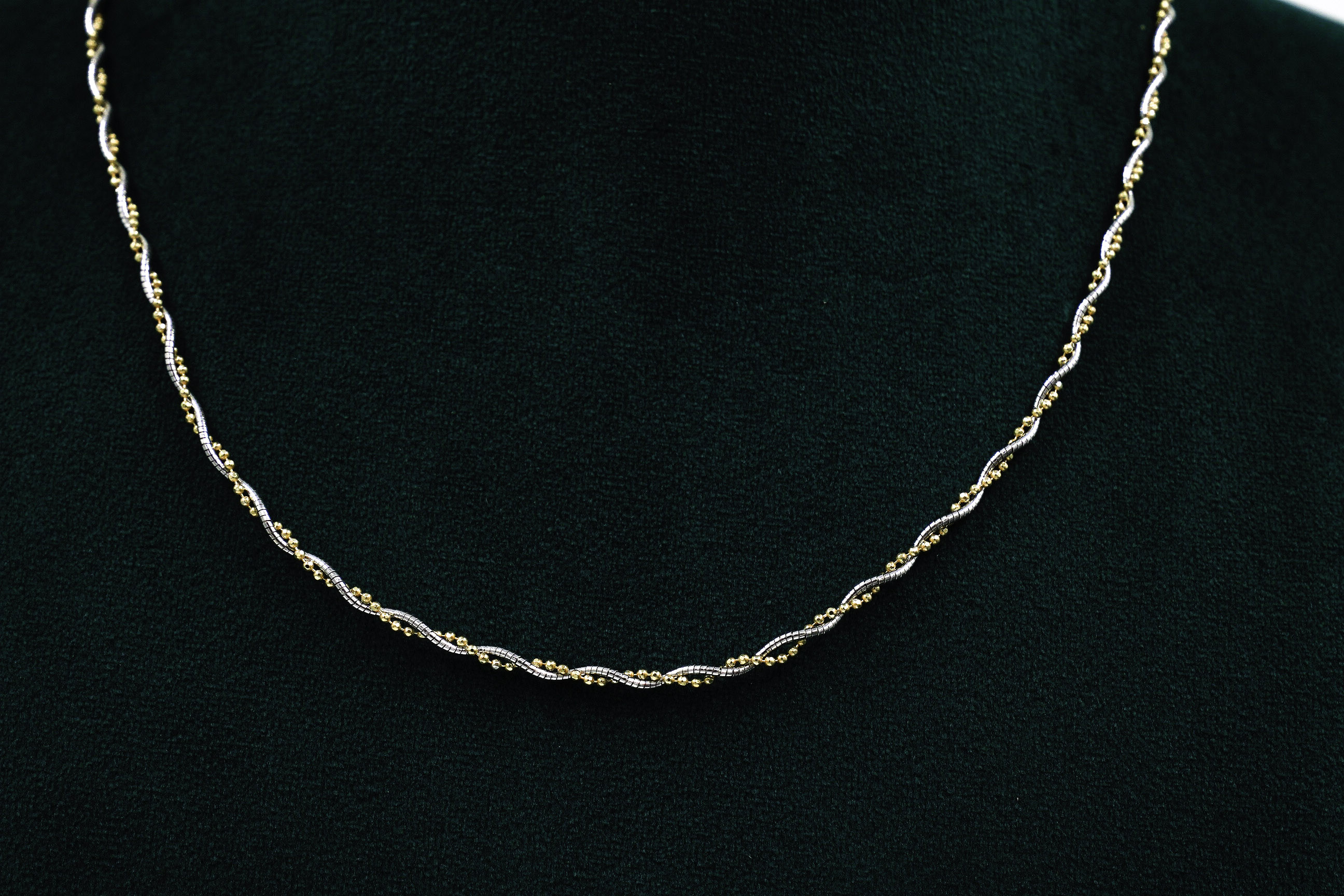 Raag Silver Jewellery - Silver Twisted Necklace