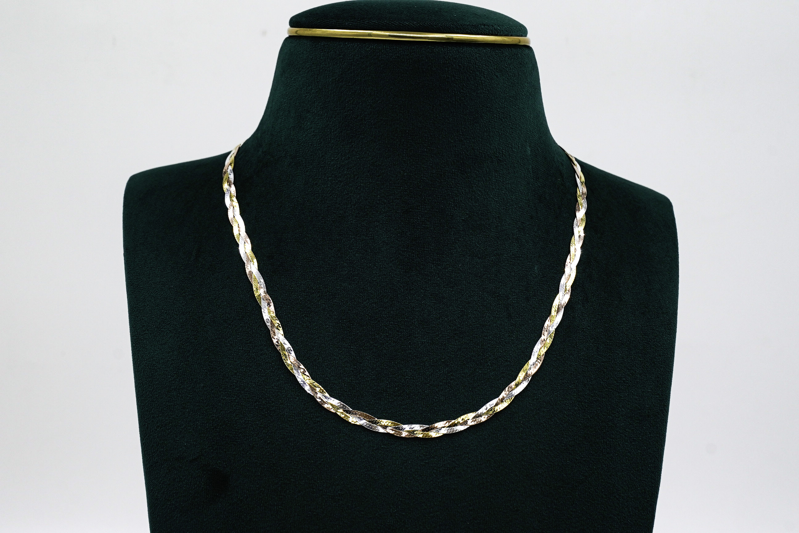 Silver Braided Necklace