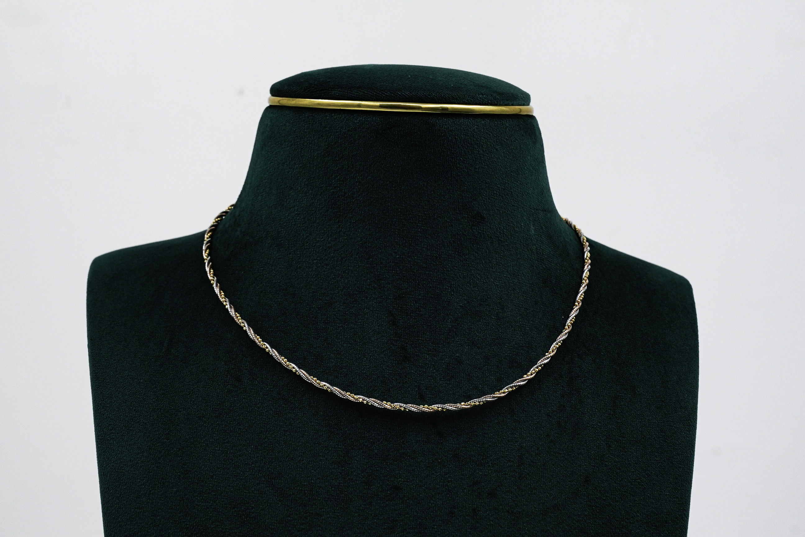 Silver Twisted Necklace