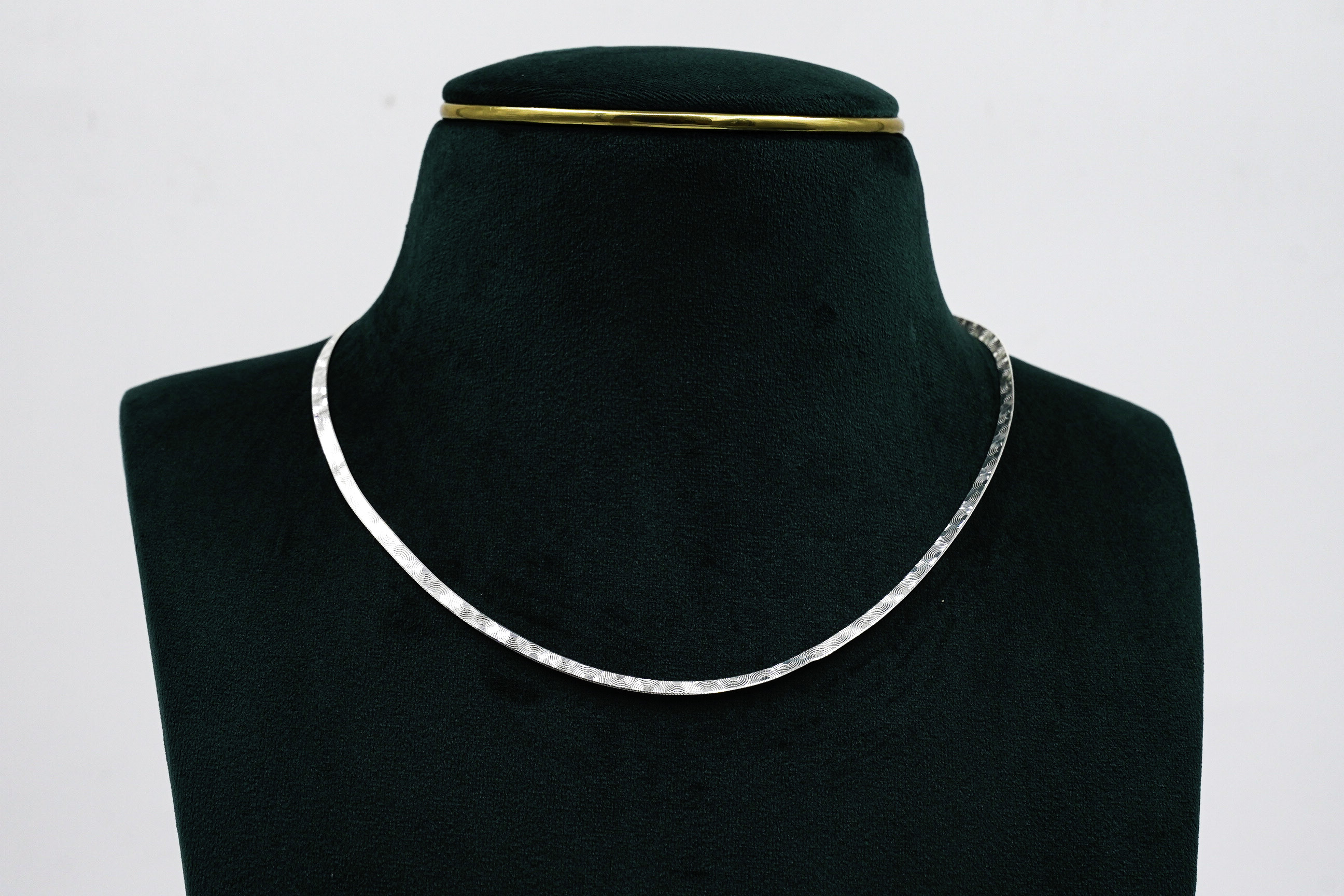 Silver Flat Necklace