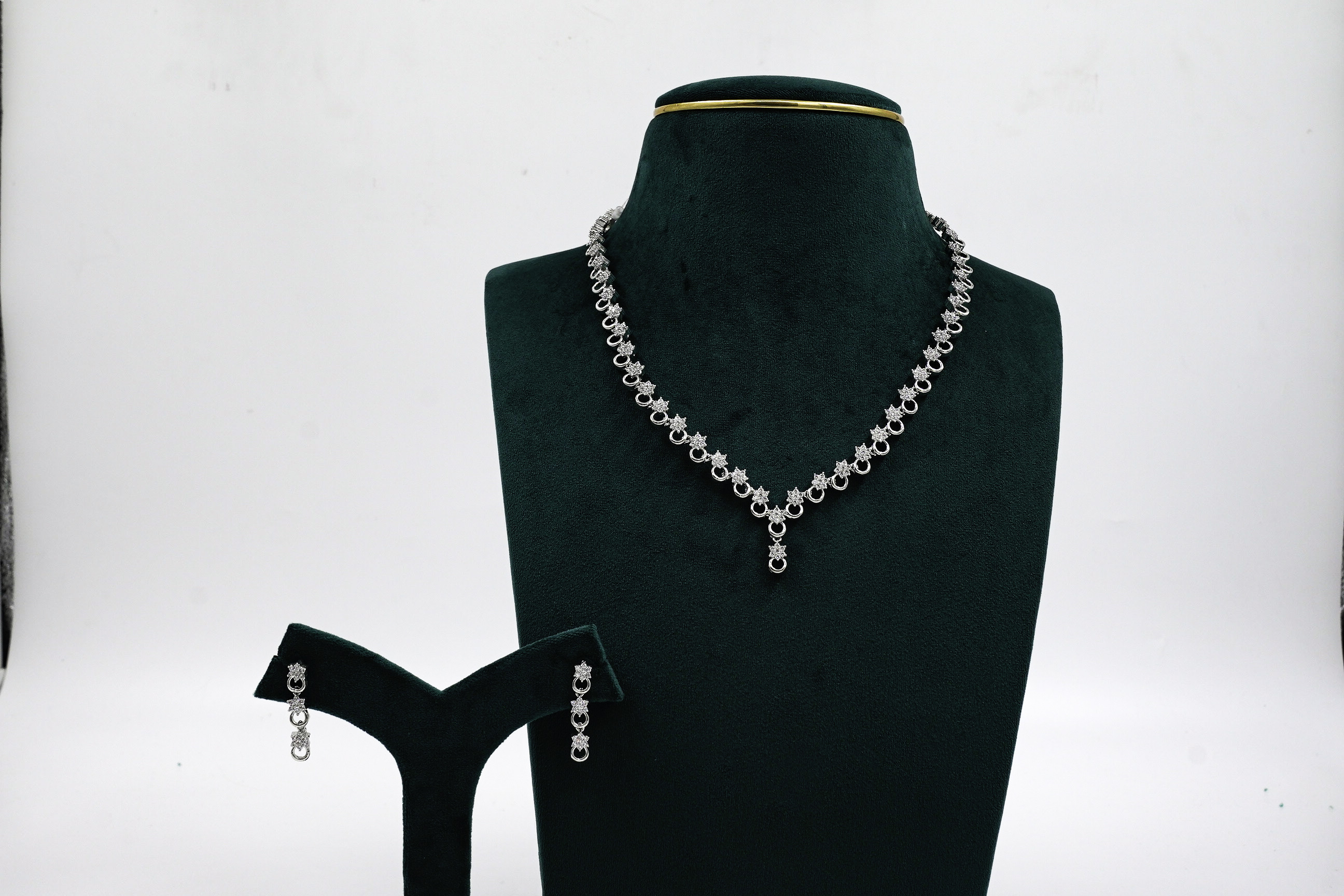 Silver Flower Necklace