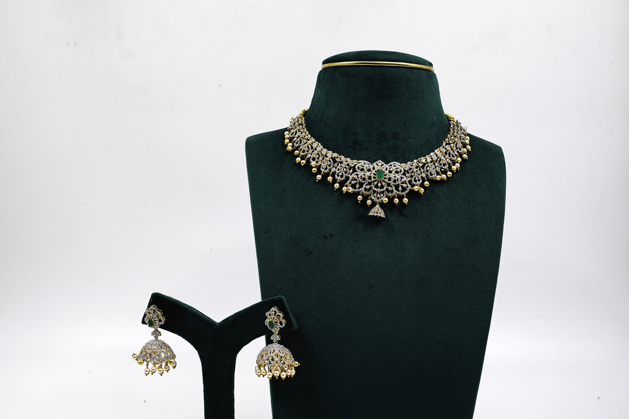 Raag Silver Jewellery - Silver Stone Necklace