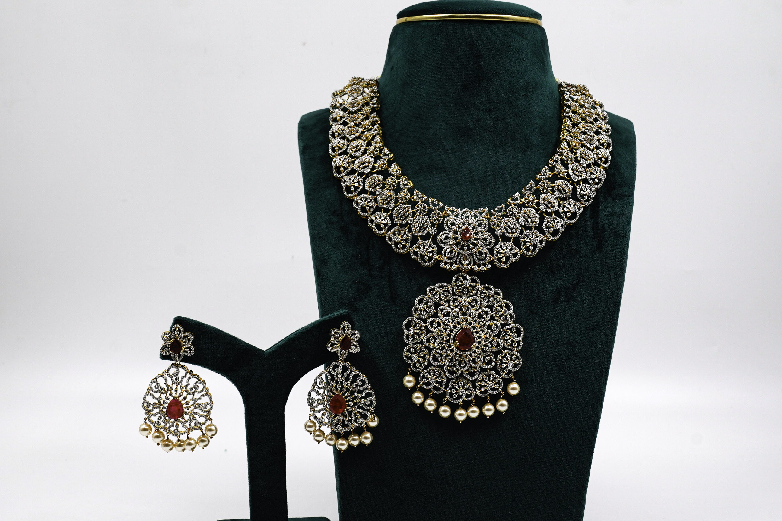 Silver Stone Necklace