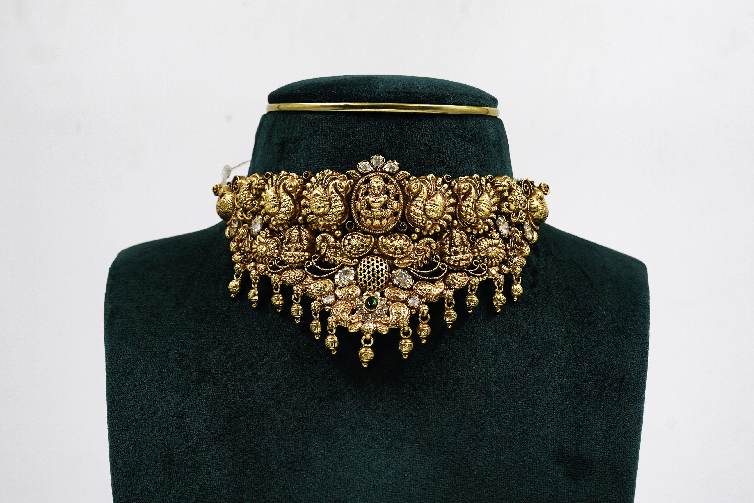 Raag Silver Jewellery - Gold Polished Silver Necklace